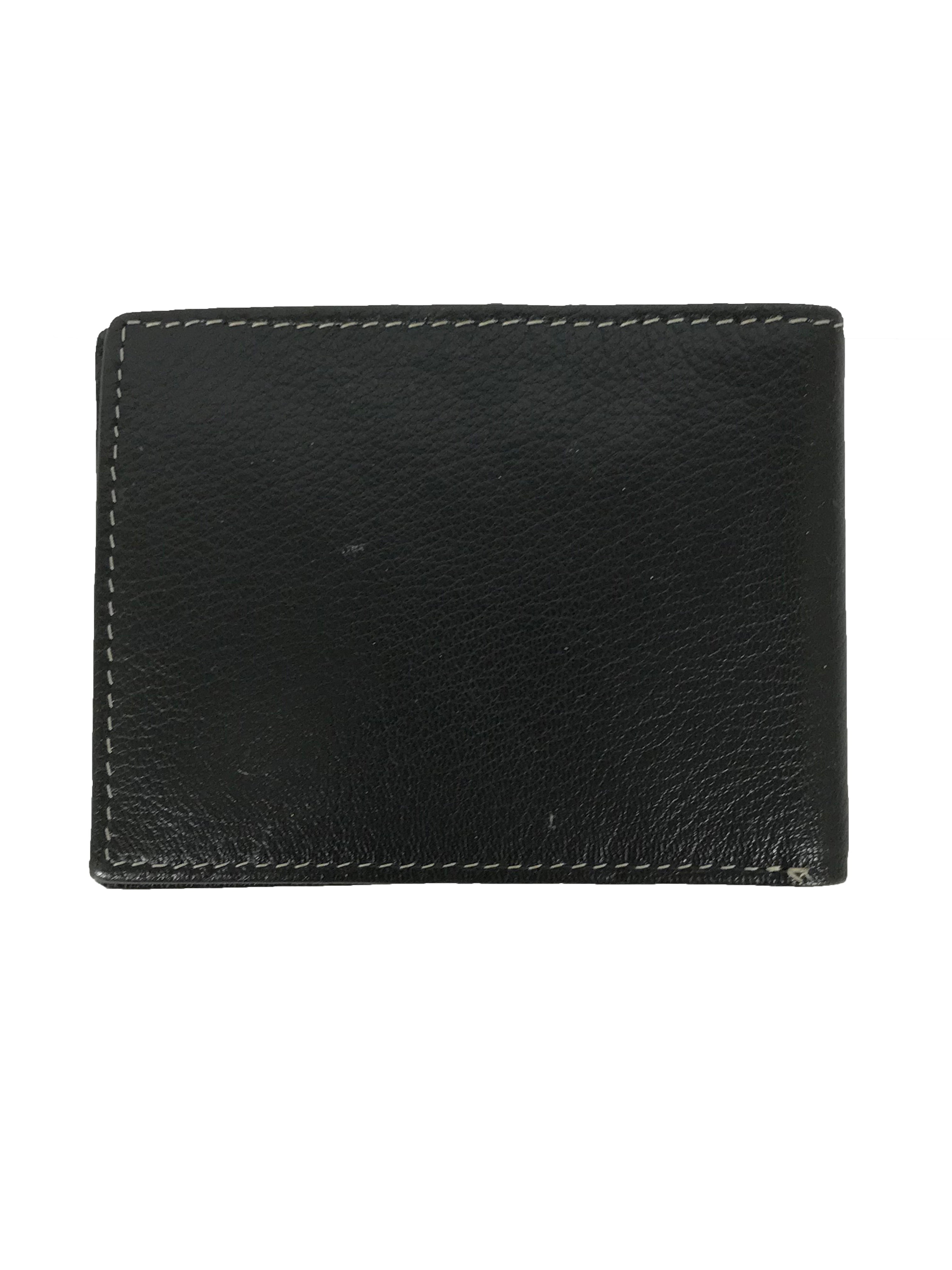 Timberland Black Leather Bi-Fold Wallet