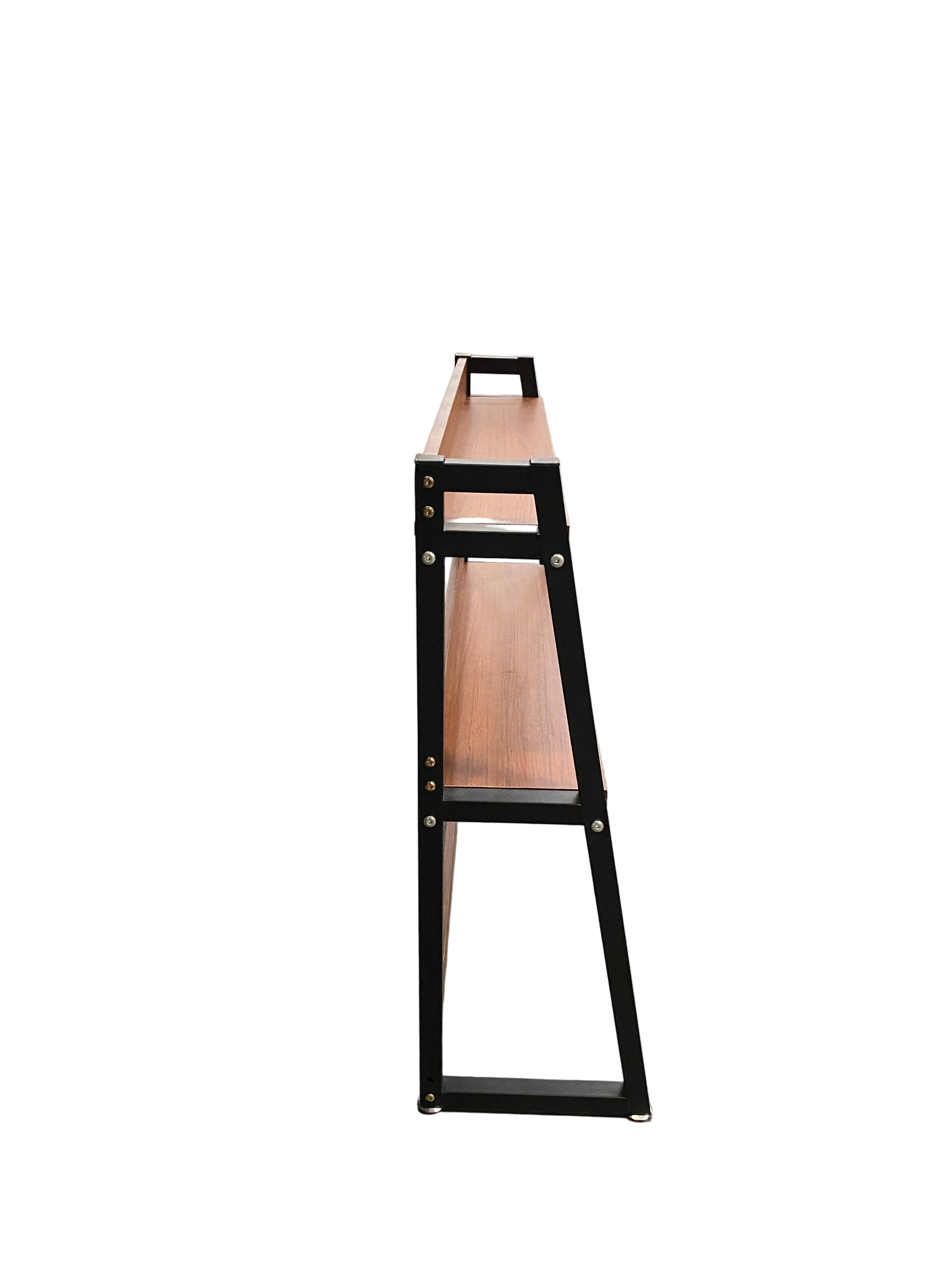 2 Tier Oak Wood Shelving