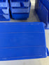 Lot of 39 Global Blue Stacking Parts Bins