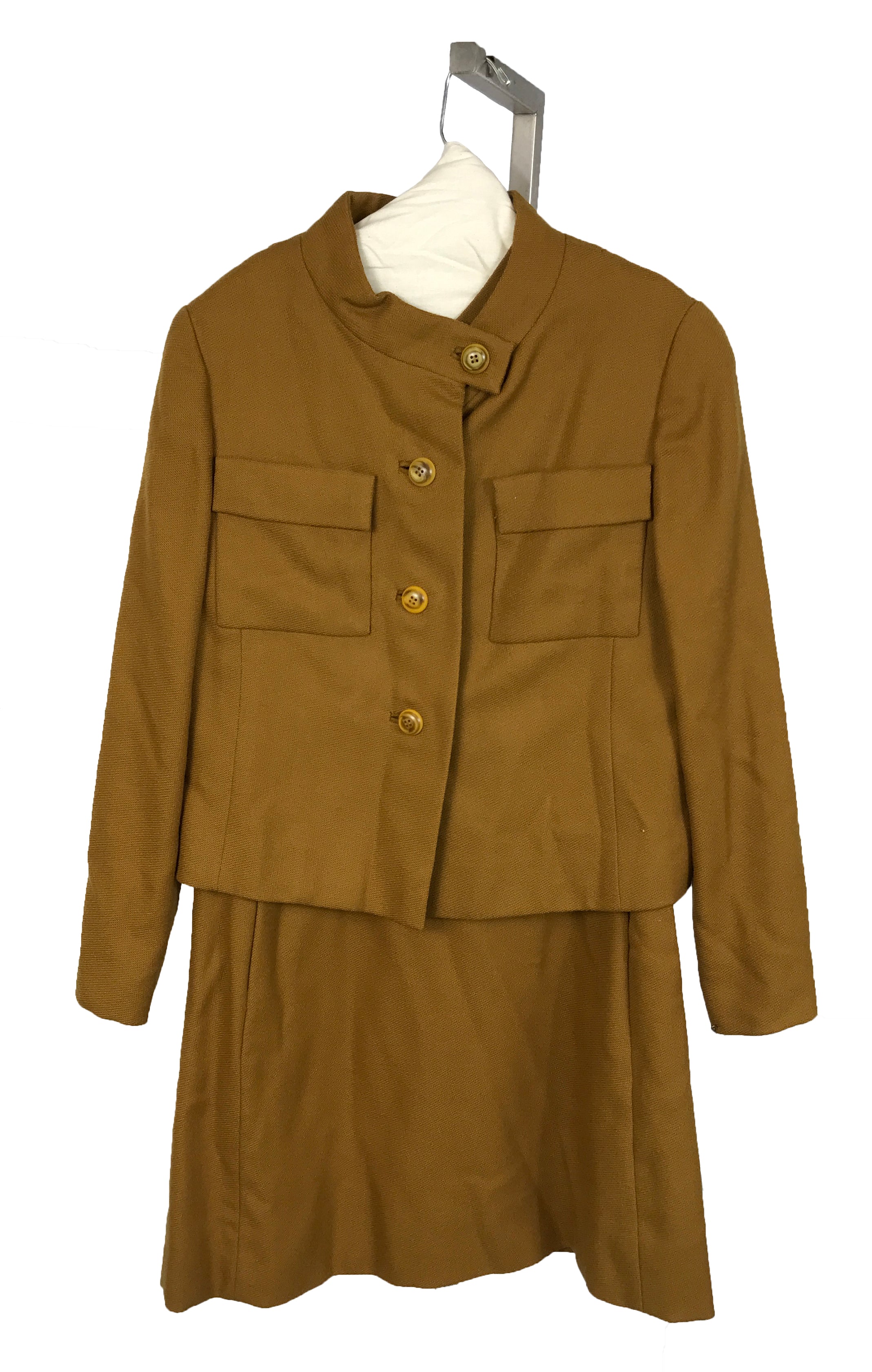 Vintage Orienne Brown Suit Dress