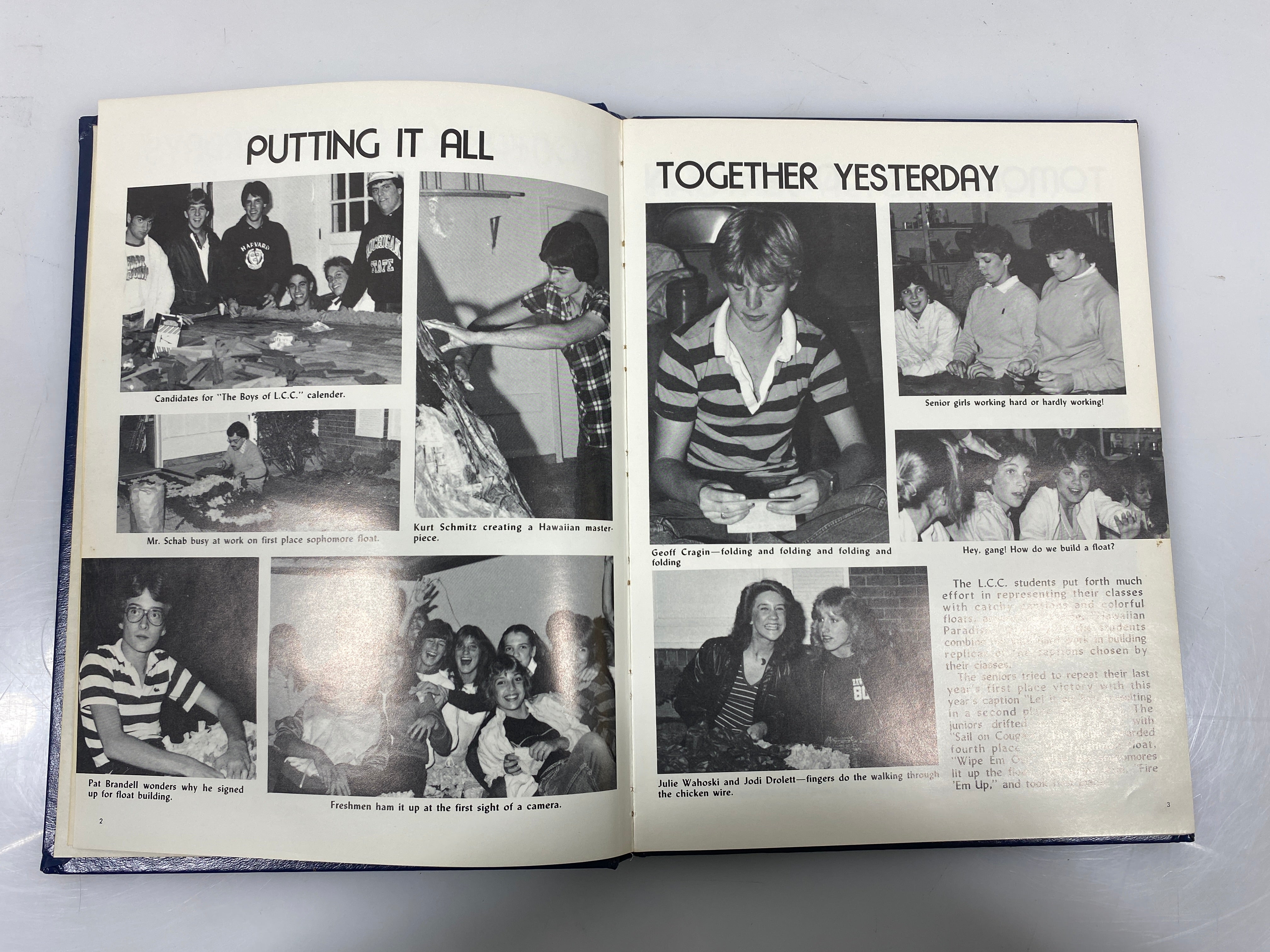 1983 Lansing Catholic Central High School "Reflection" Lansing Michigan