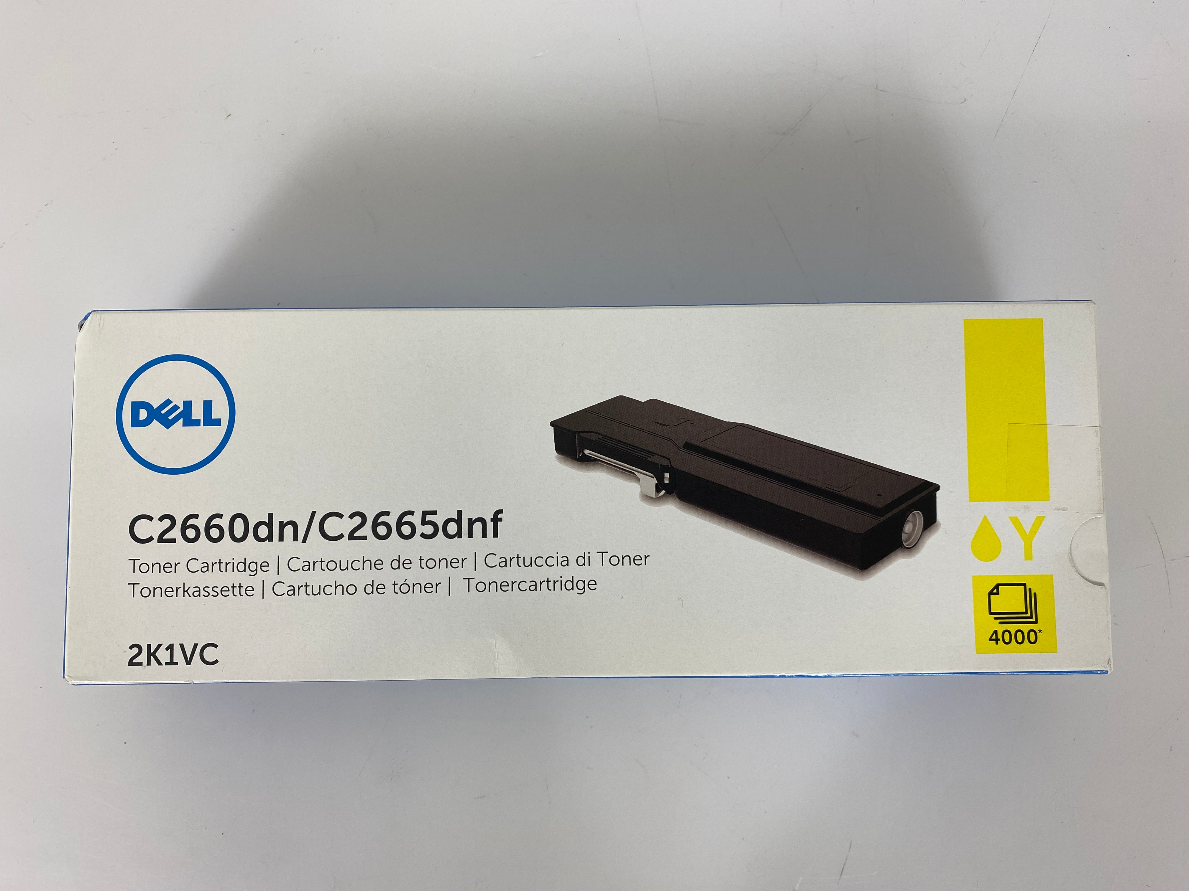 Dell 2K1VC C2660dn Yellow Toner Cartridge