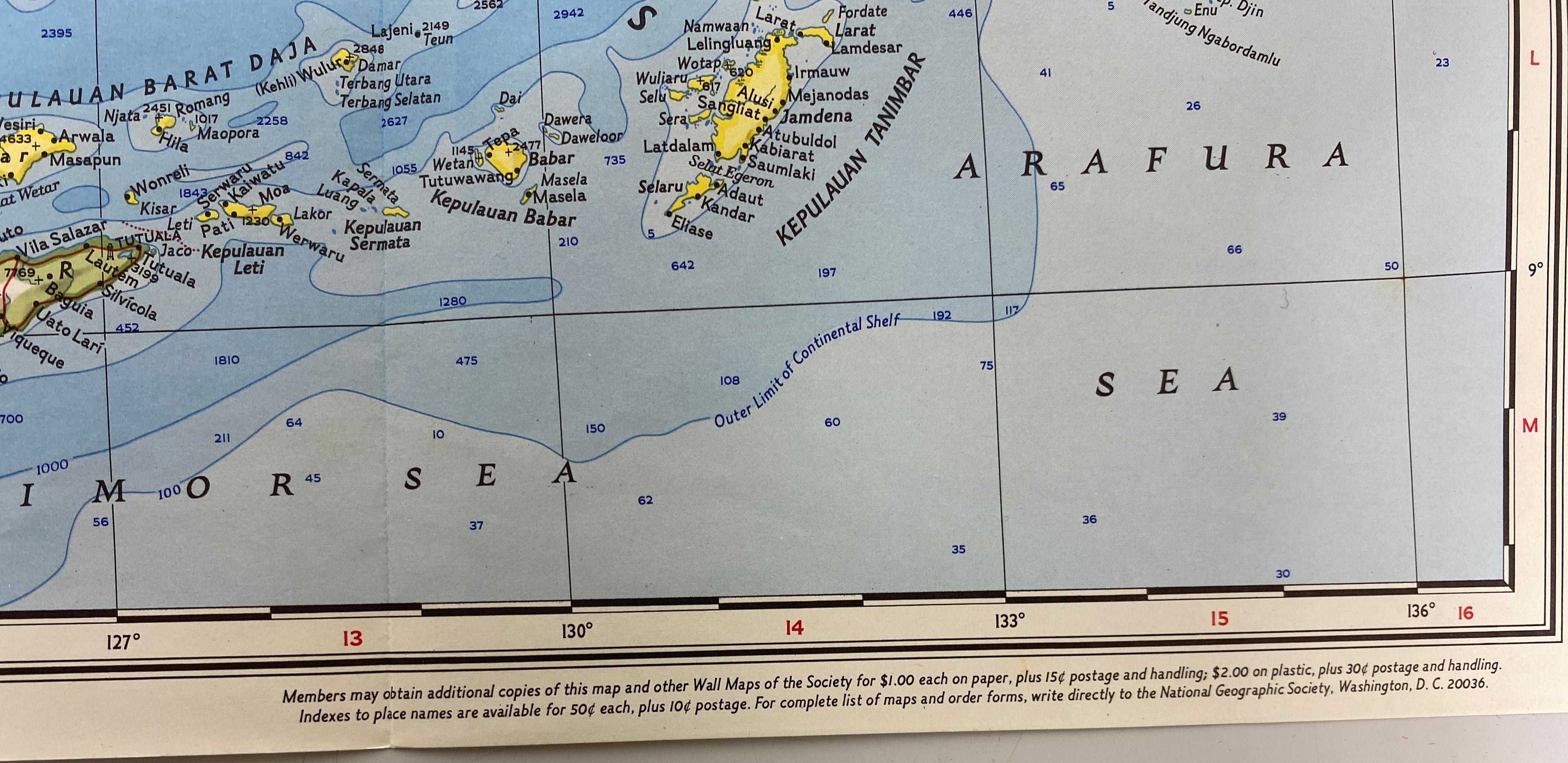 Lot of Vintage Maps of Southeast Asia/Vietnam National Geographic 1965-71