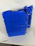 Lot of 39 Global Blue Stacking Parts Bins
