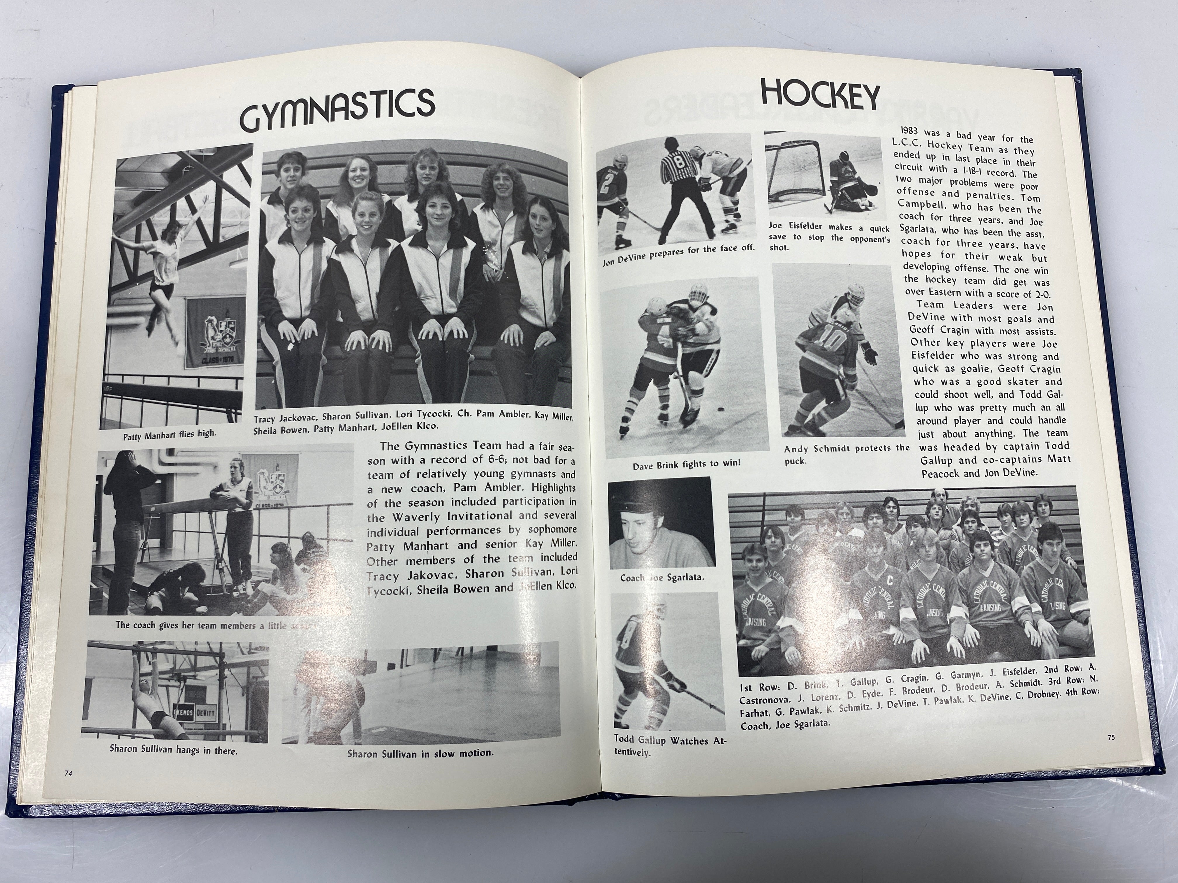 1983 Lansing Catholic Central High School "Reflection" Lansing Michigan