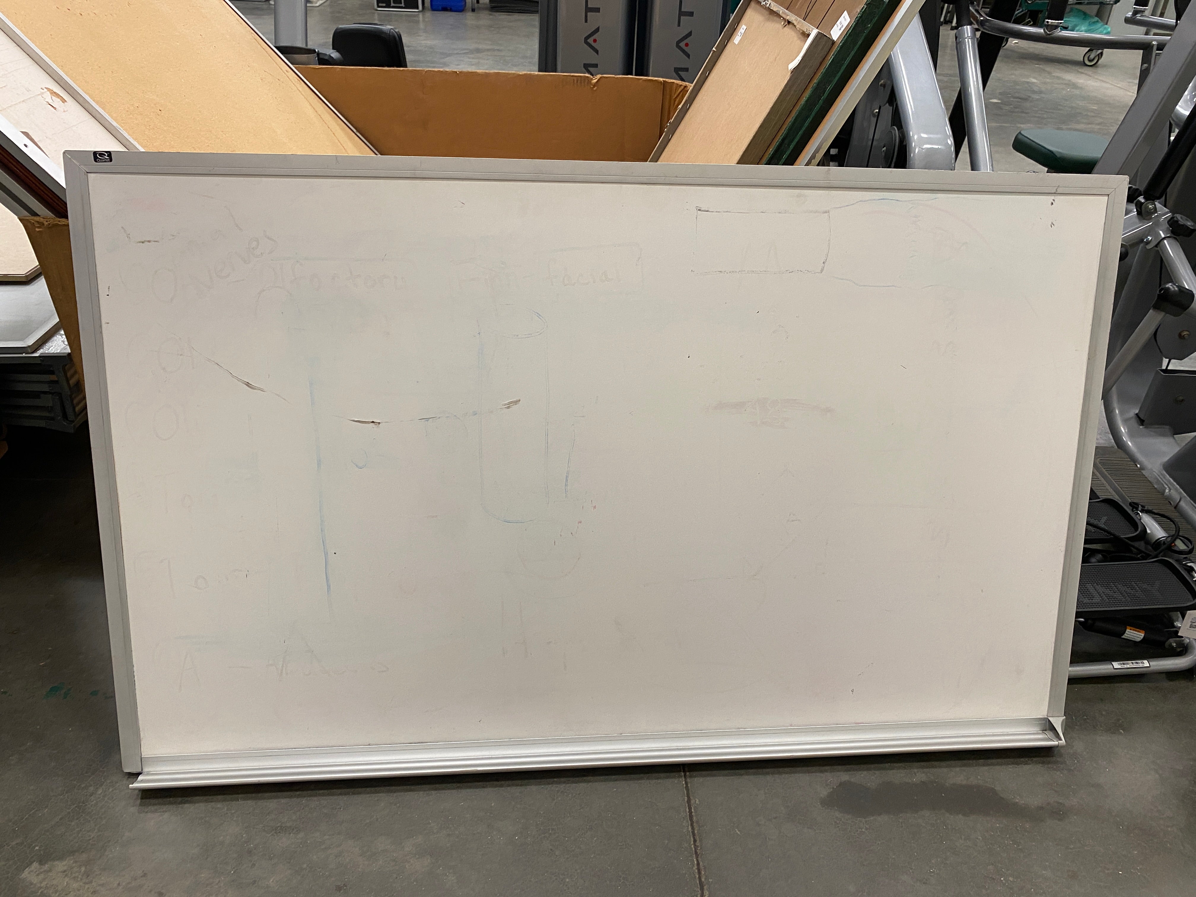 Quartet White Board With Marker Holder