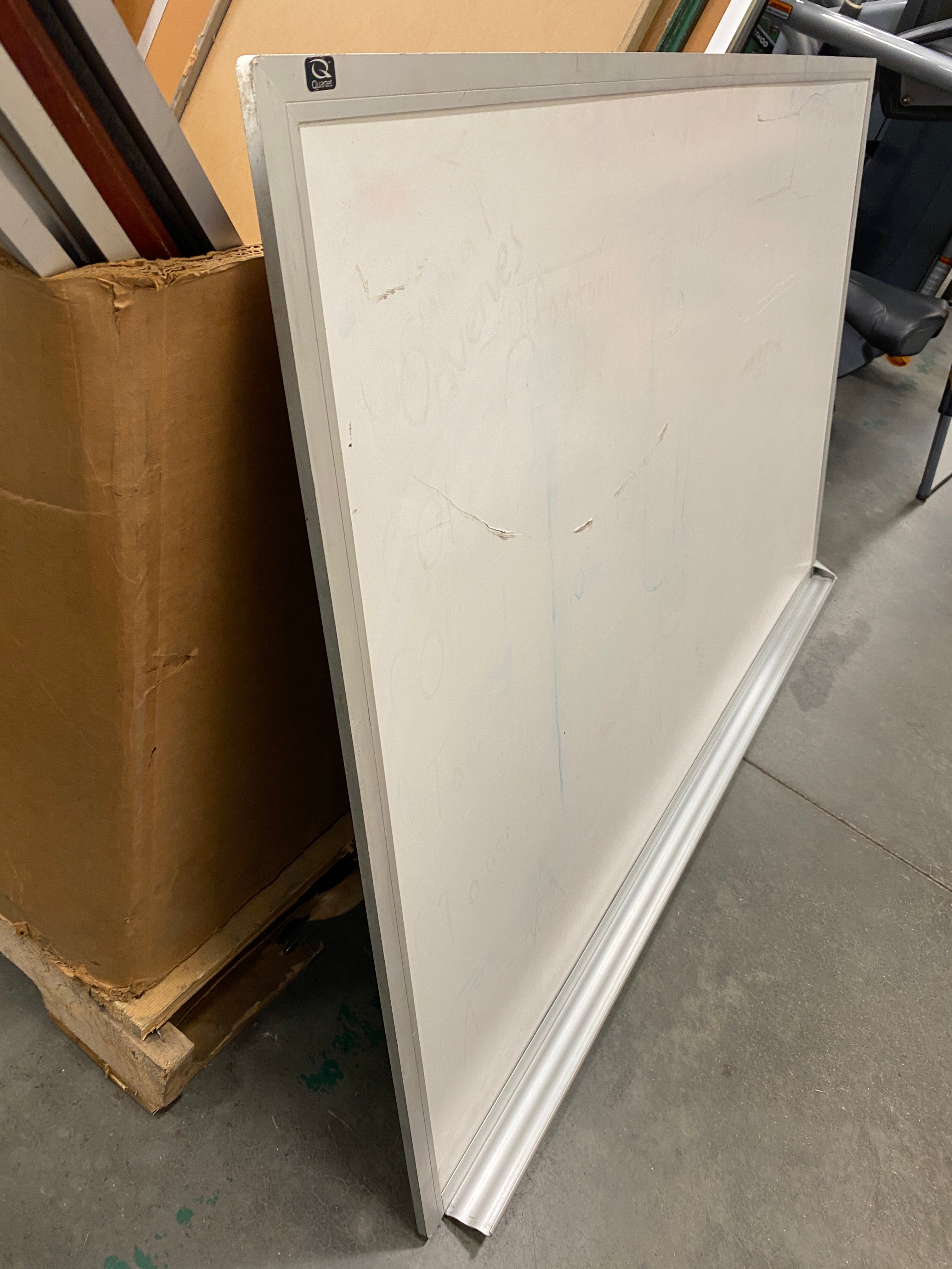Quartet White Board With Marker Holder