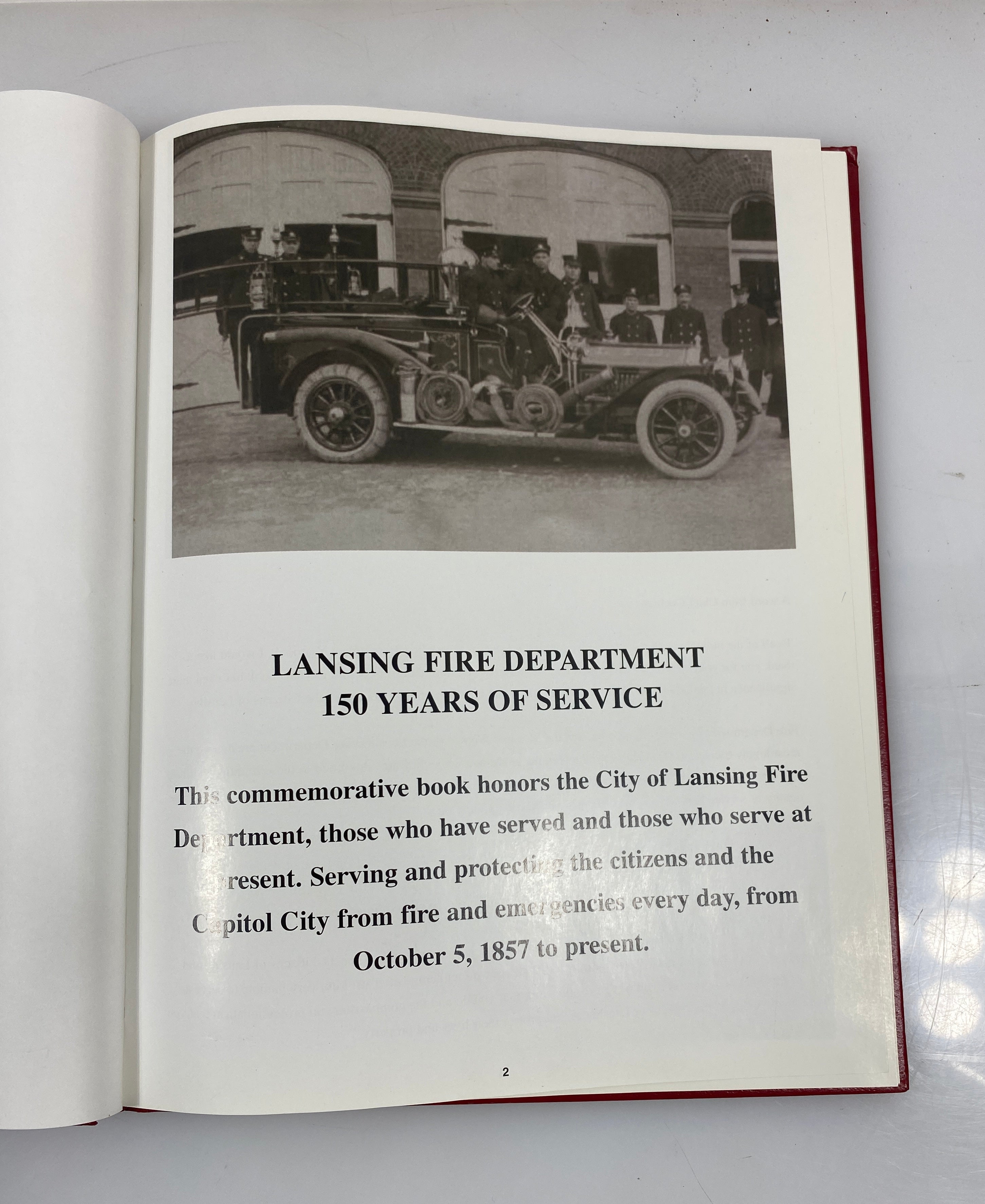 Lansing Fire Department 150 Years of Service 2008 HC
