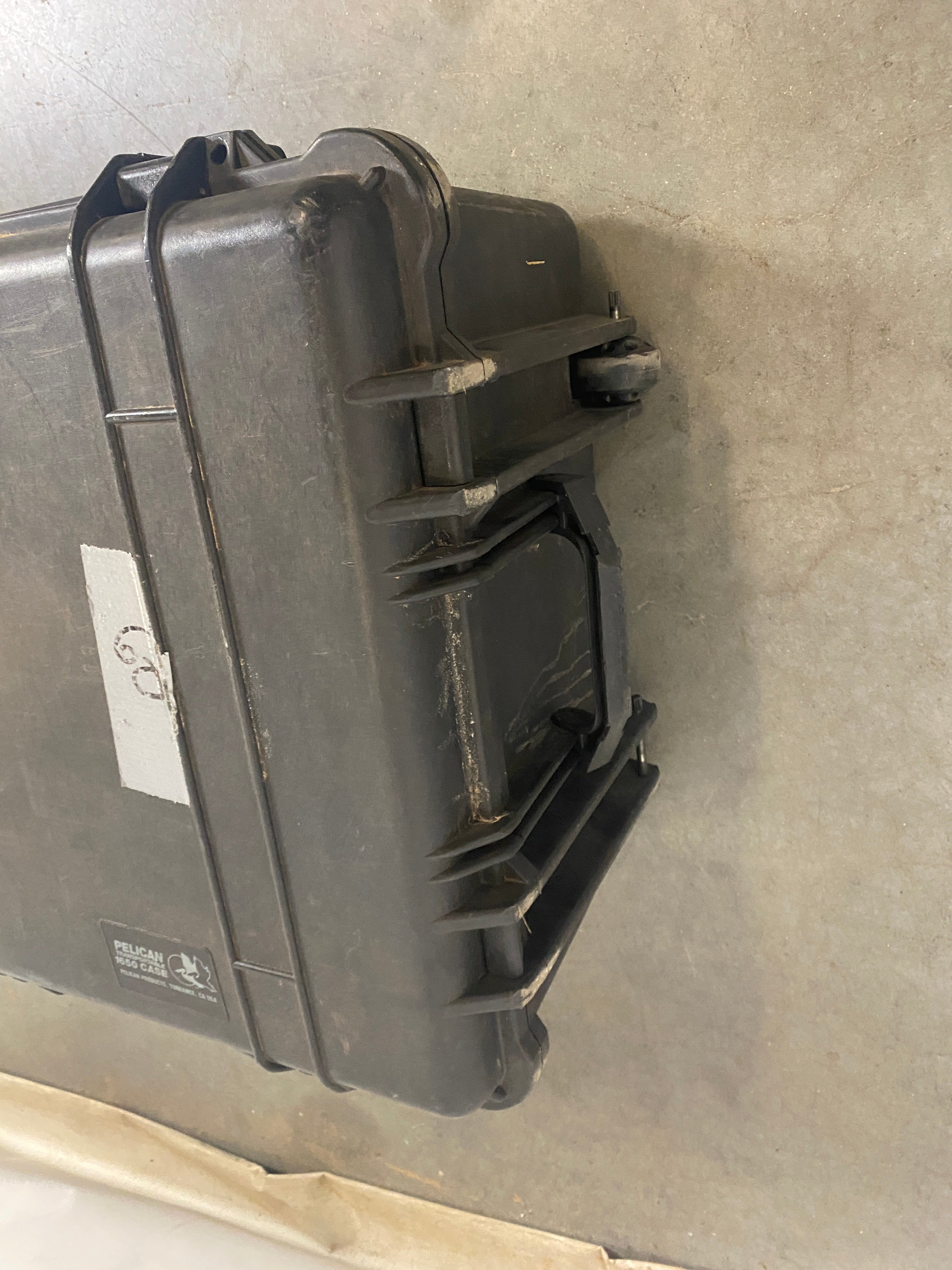 Secure Plastic Storage Case With Handles And Wheels