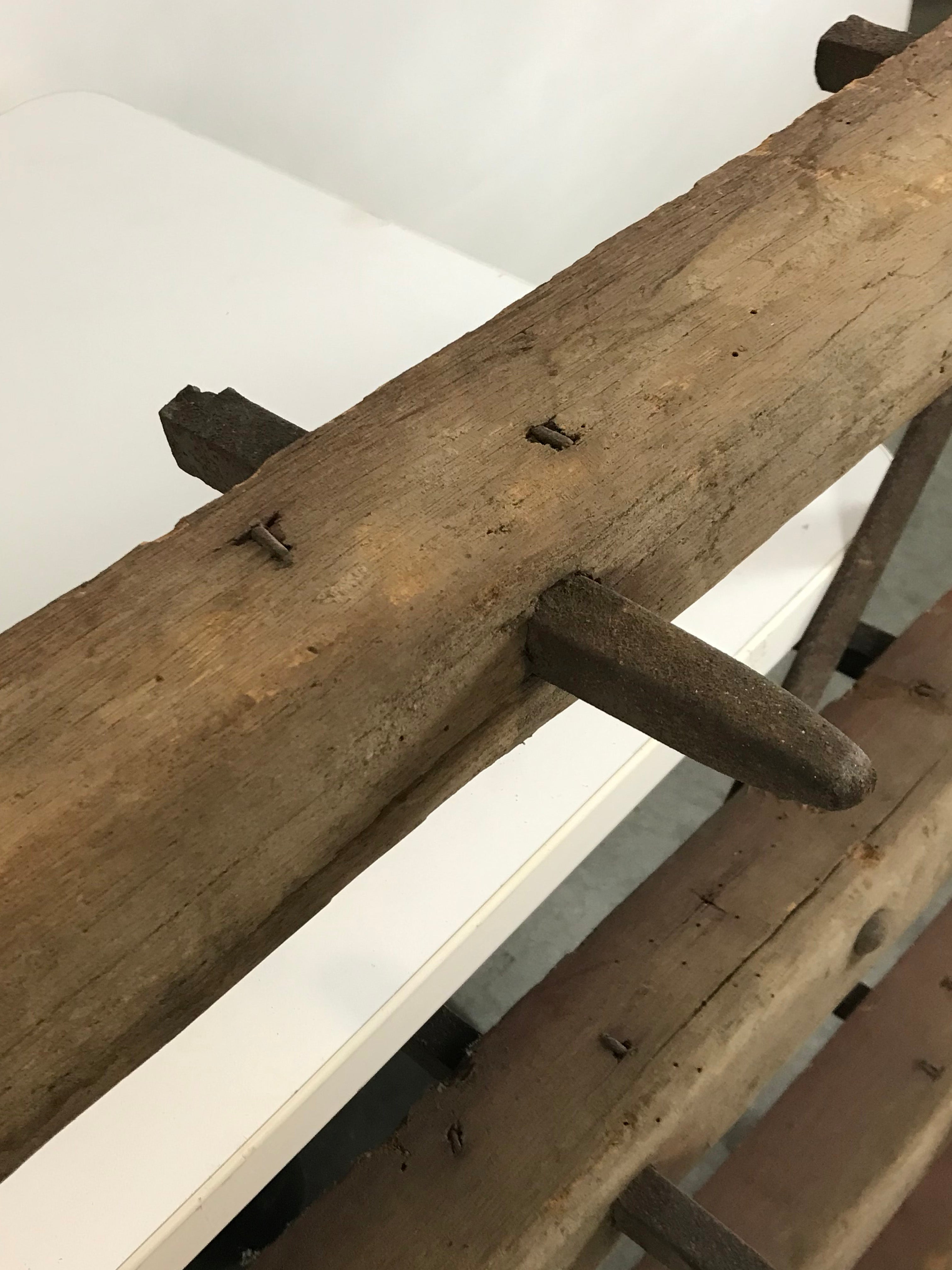 Antique Harrow Drag & Draw Bar #1 *Hook Attachment*