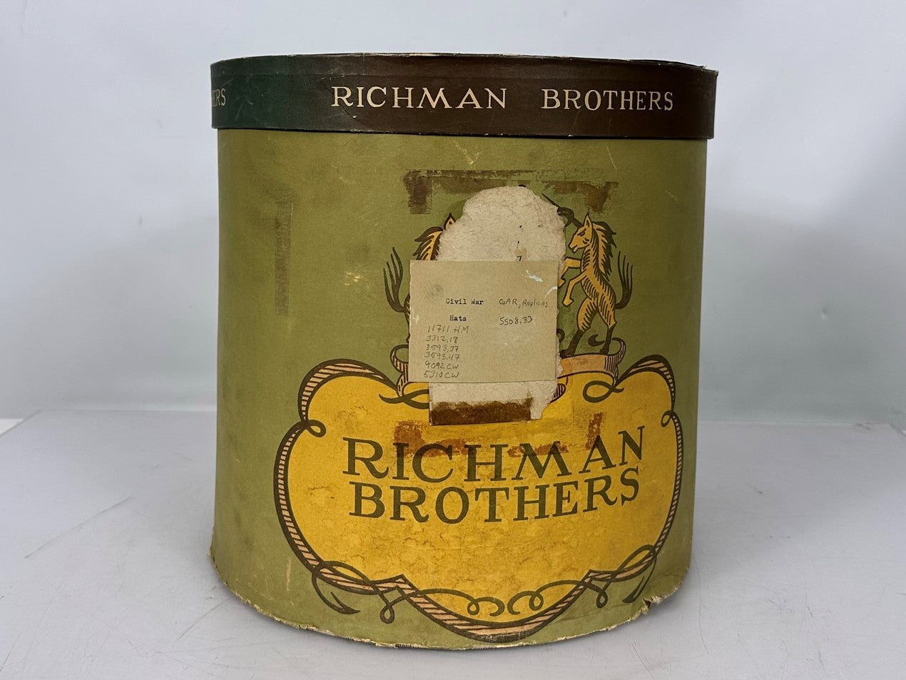 Antique Richman Brothers Hat Box (A)