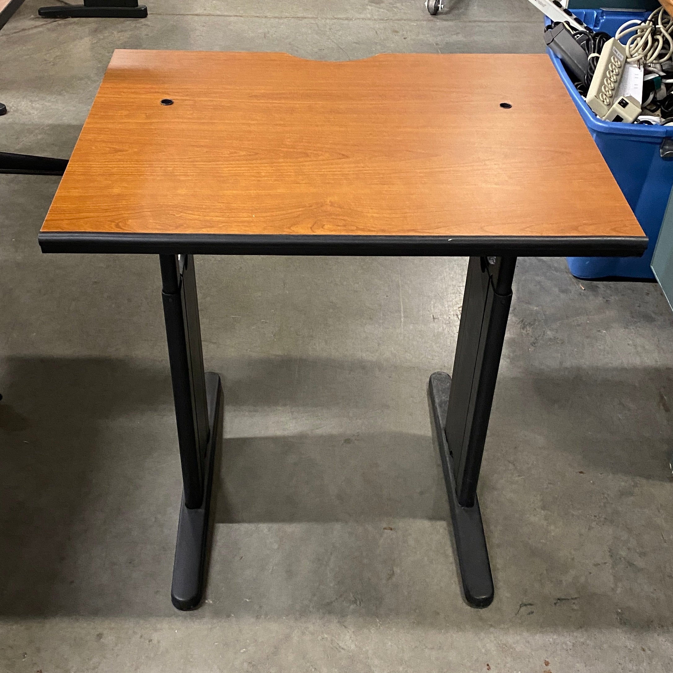 SIS Adjustable Laminate Wooden Top Desk