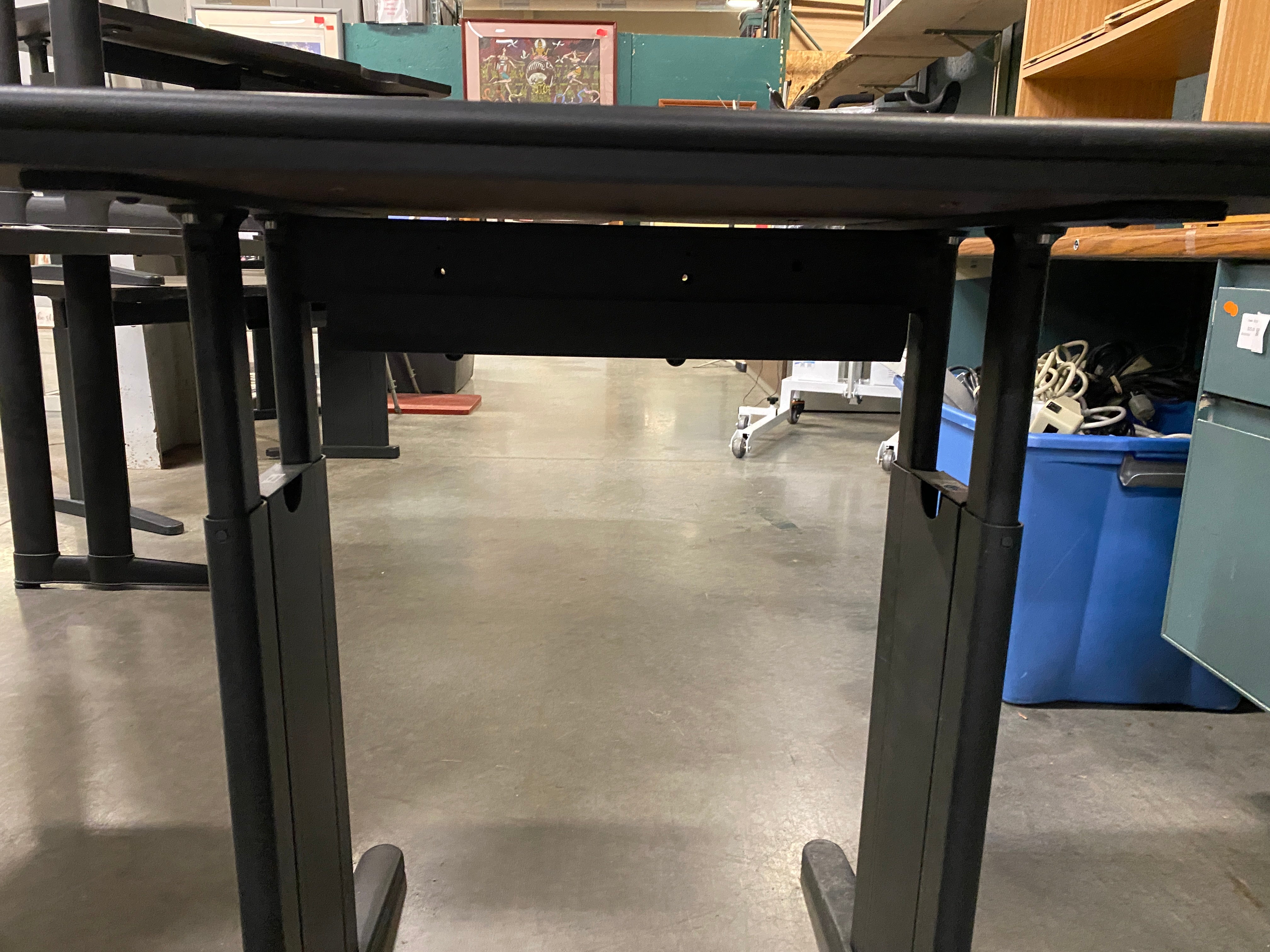 SIS Adjustable Laminate Wooden Top Desk