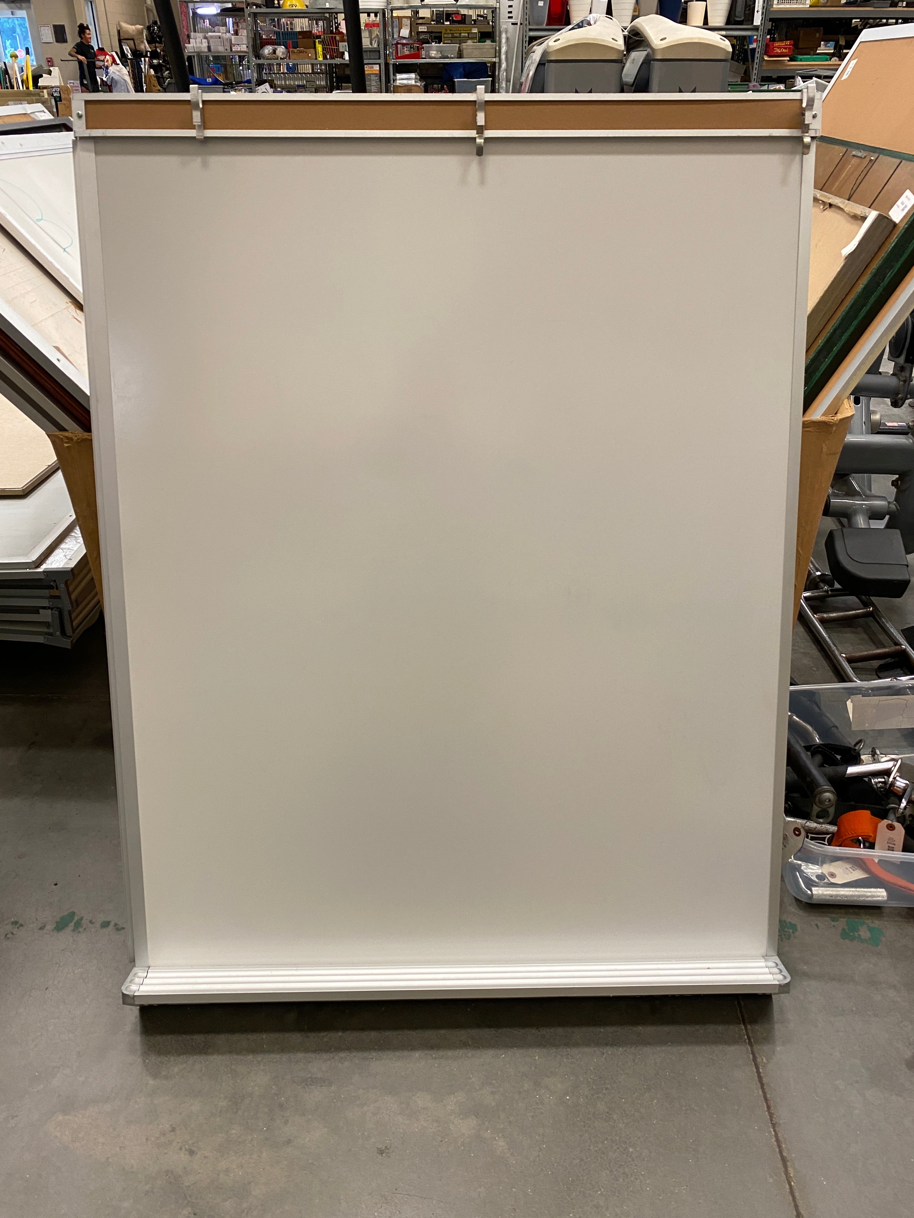 White Board with Marker Holder