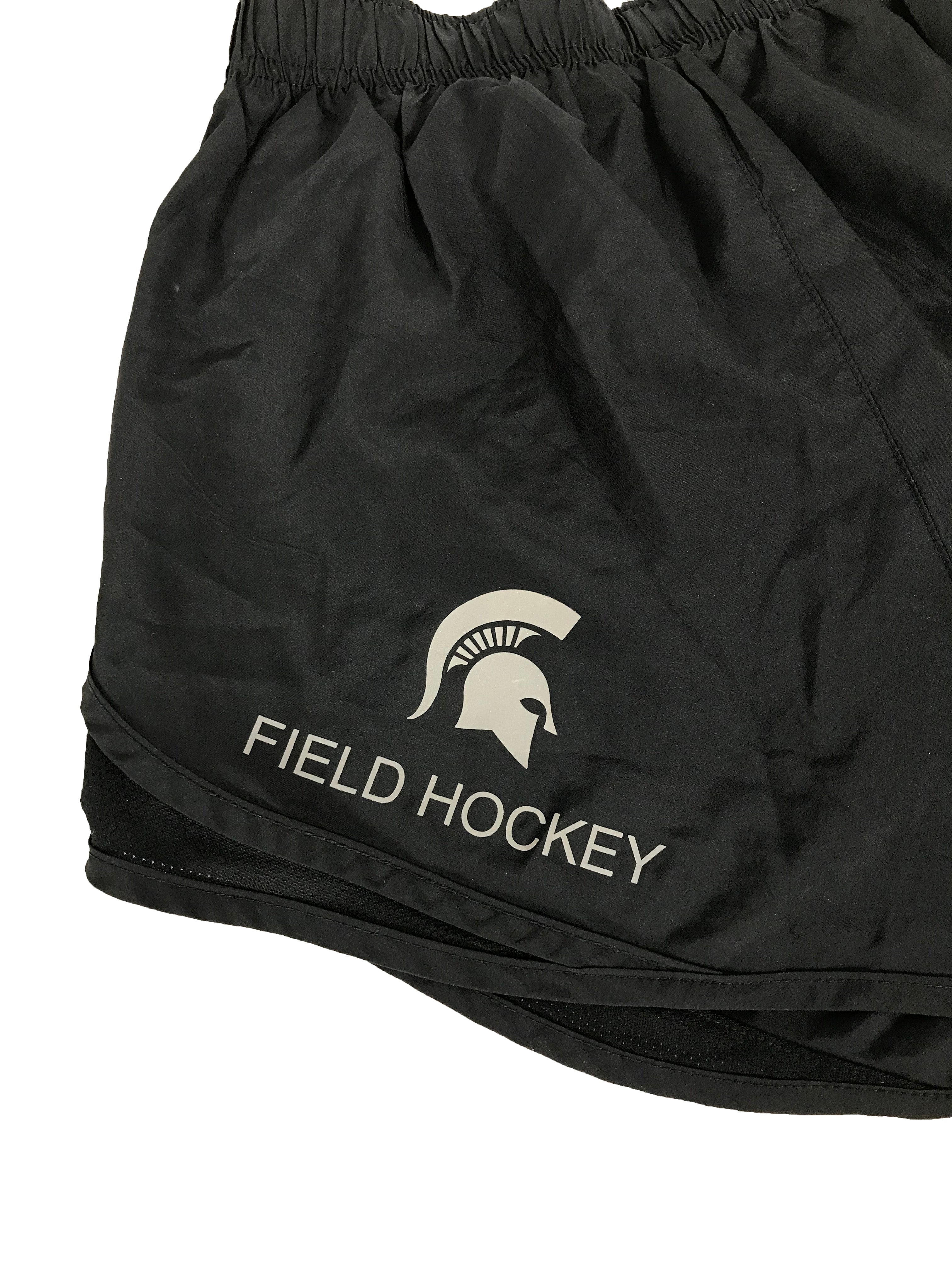 Nike Dri-Fit Michigan State University Field Hockey Black Shorts Women's Size L