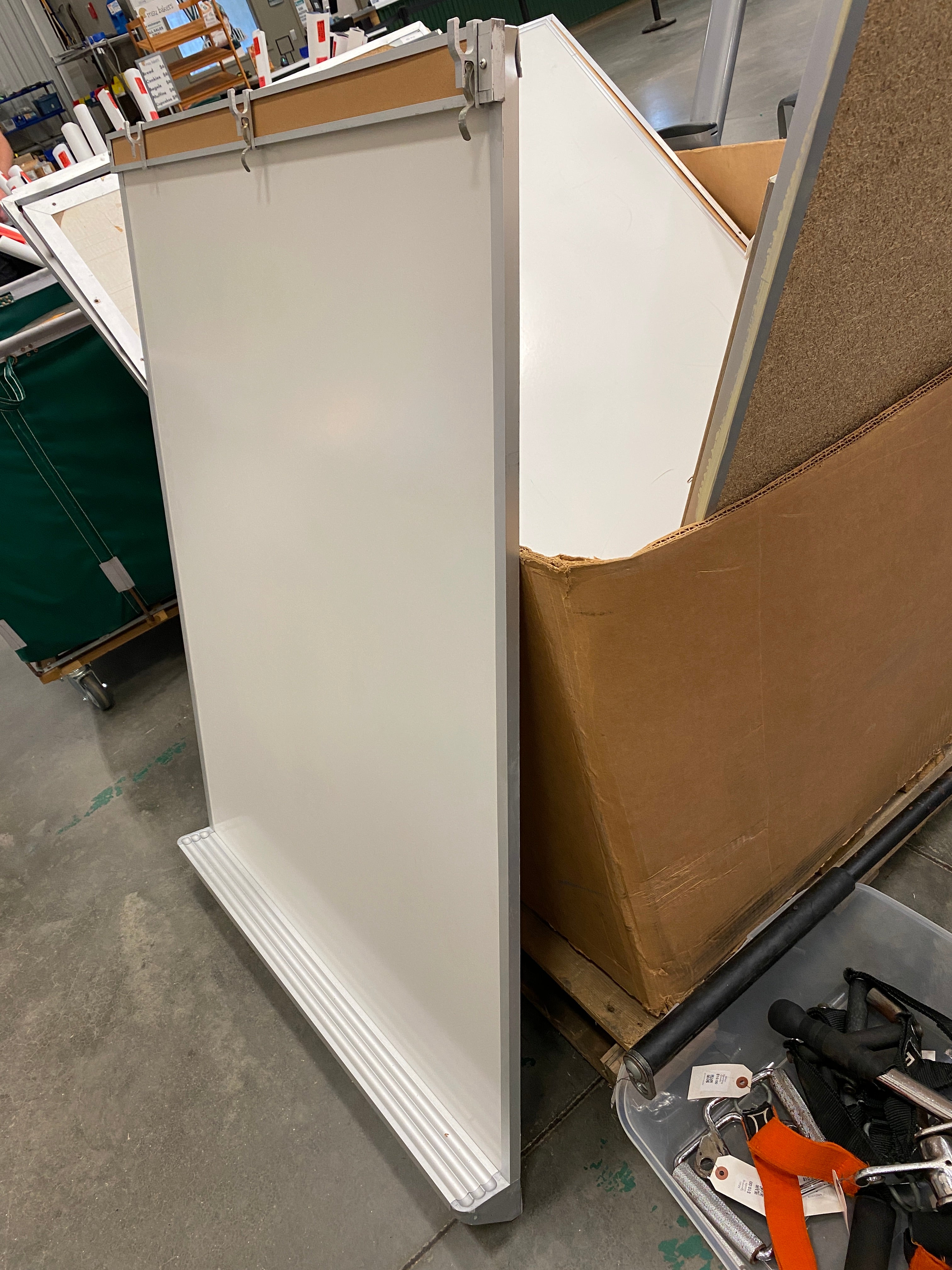 White Board with Marker Holder