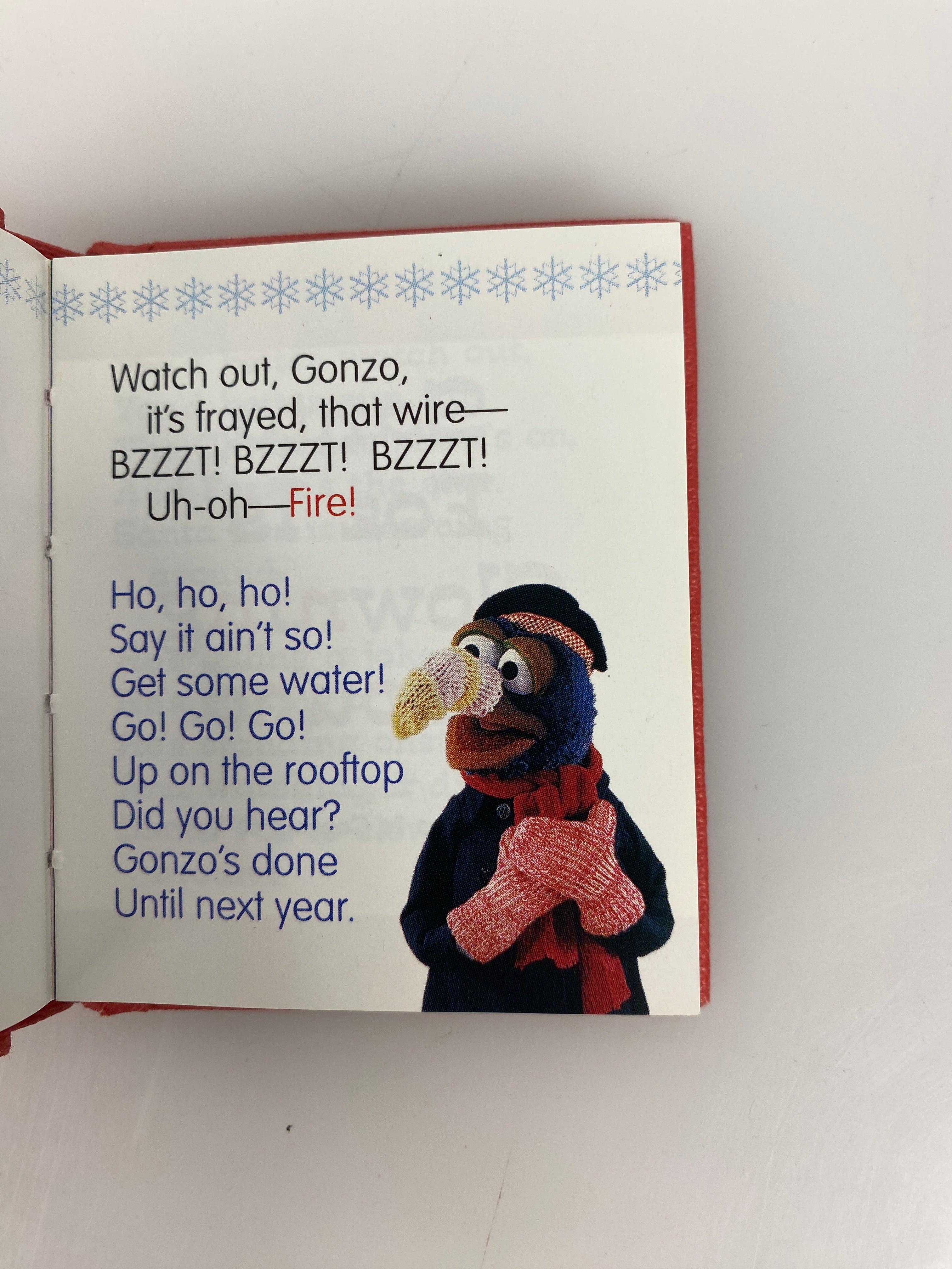 A Very Muppet Christmas HC tiny book 1999