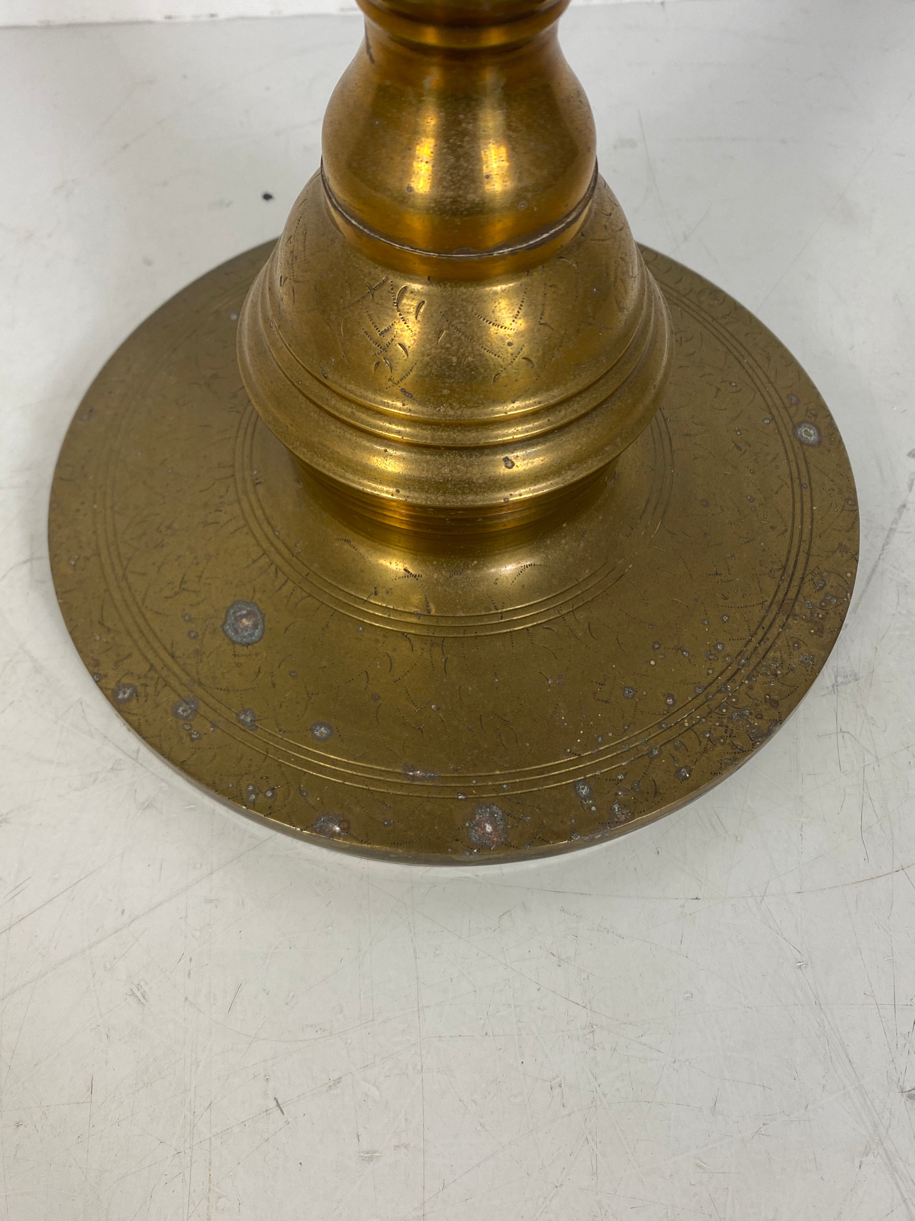 Large 30" Brass Altar Candlestick