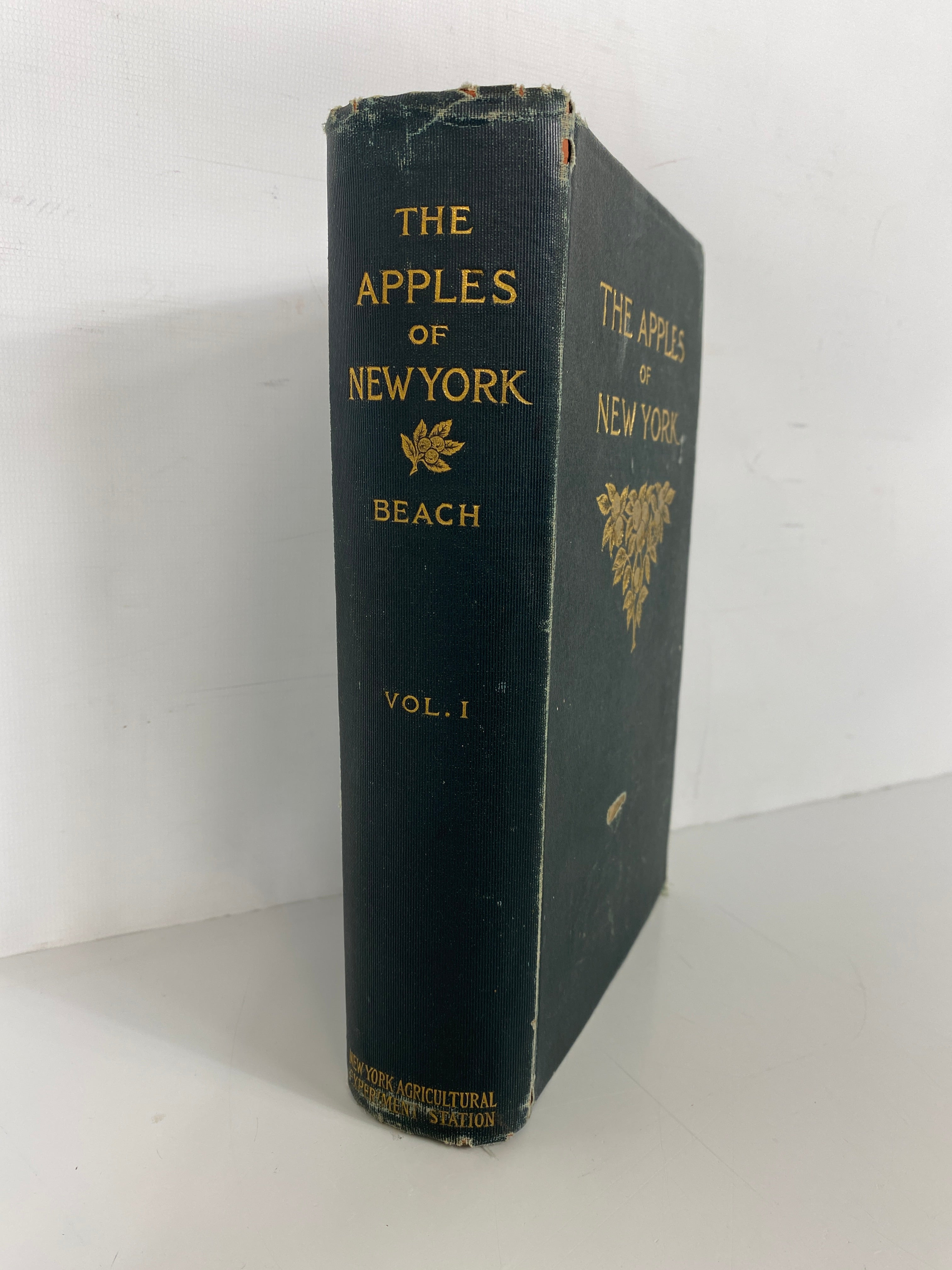 The Apples of New York (Vol I) by Beach 1905 Antique HC with Color Plates