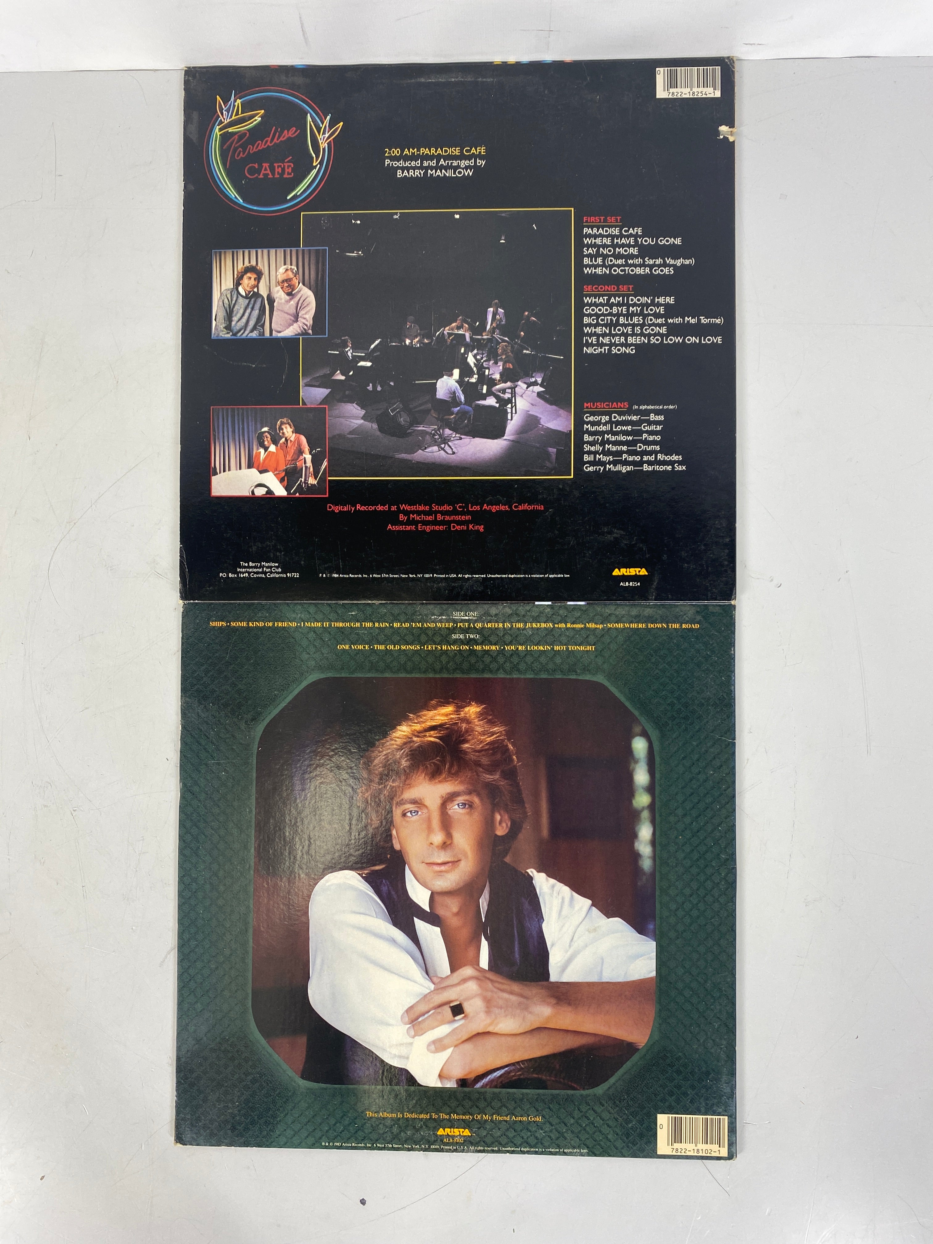 Barry Manilow Lot of 6 Vinyl Records