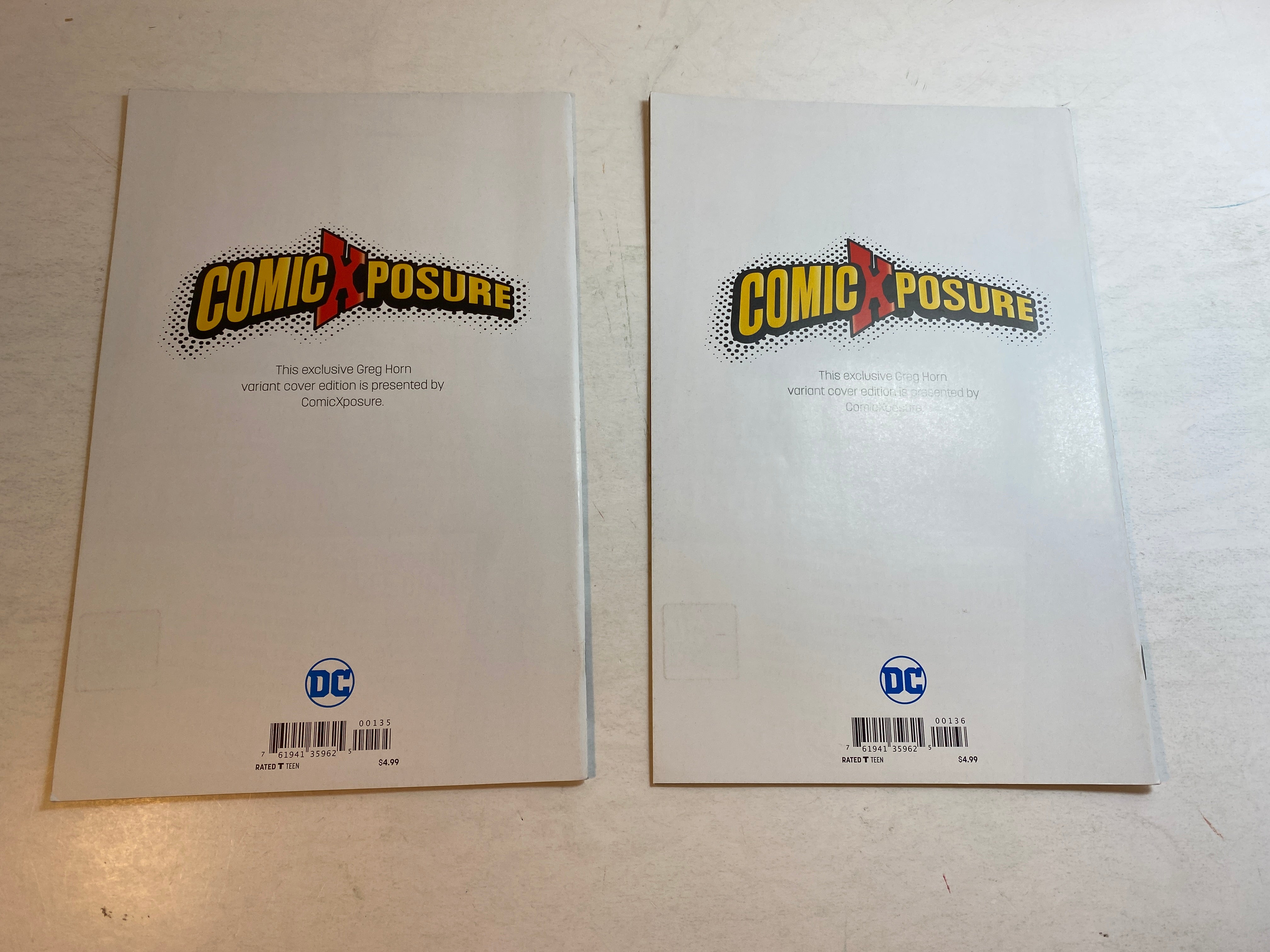 Lot of 2 Batman #50 Comic Xposure Greg Horn Variants DC 2018