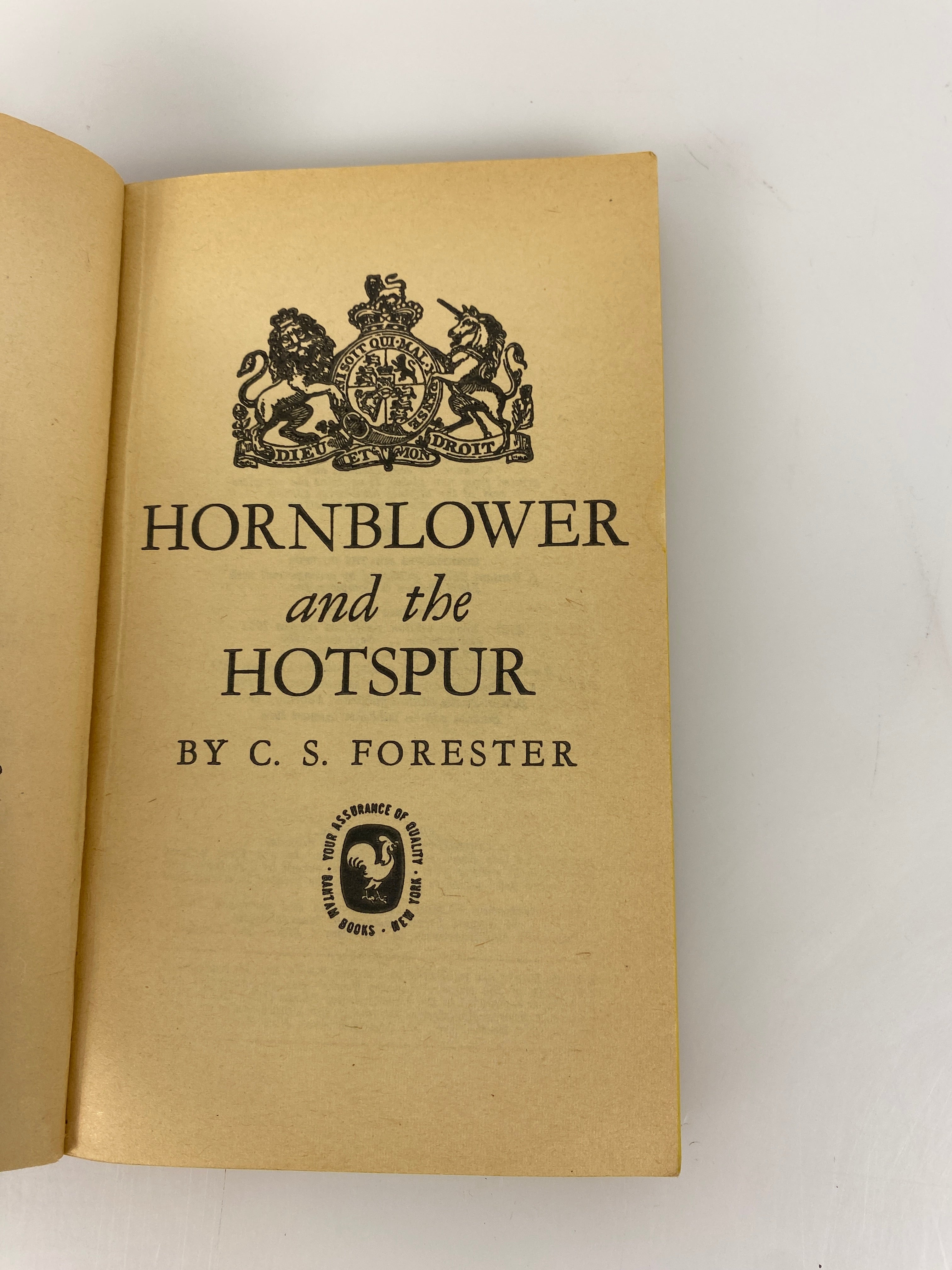 Hornblower and the Hotspur C.S. Forester paperback 1963