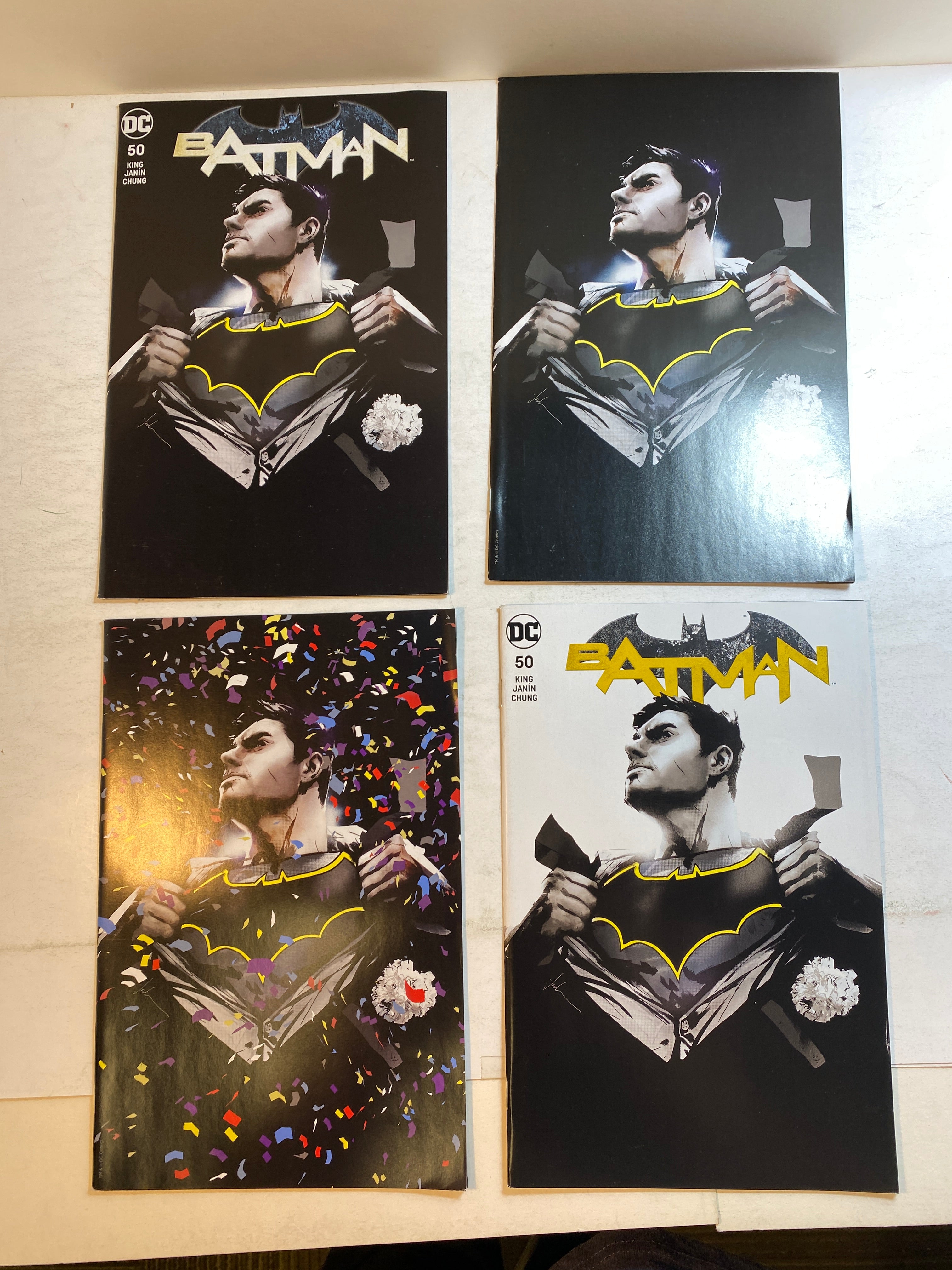 Lot of 4 Batman #50 Forbidden Planet Jock Variants DC 2018