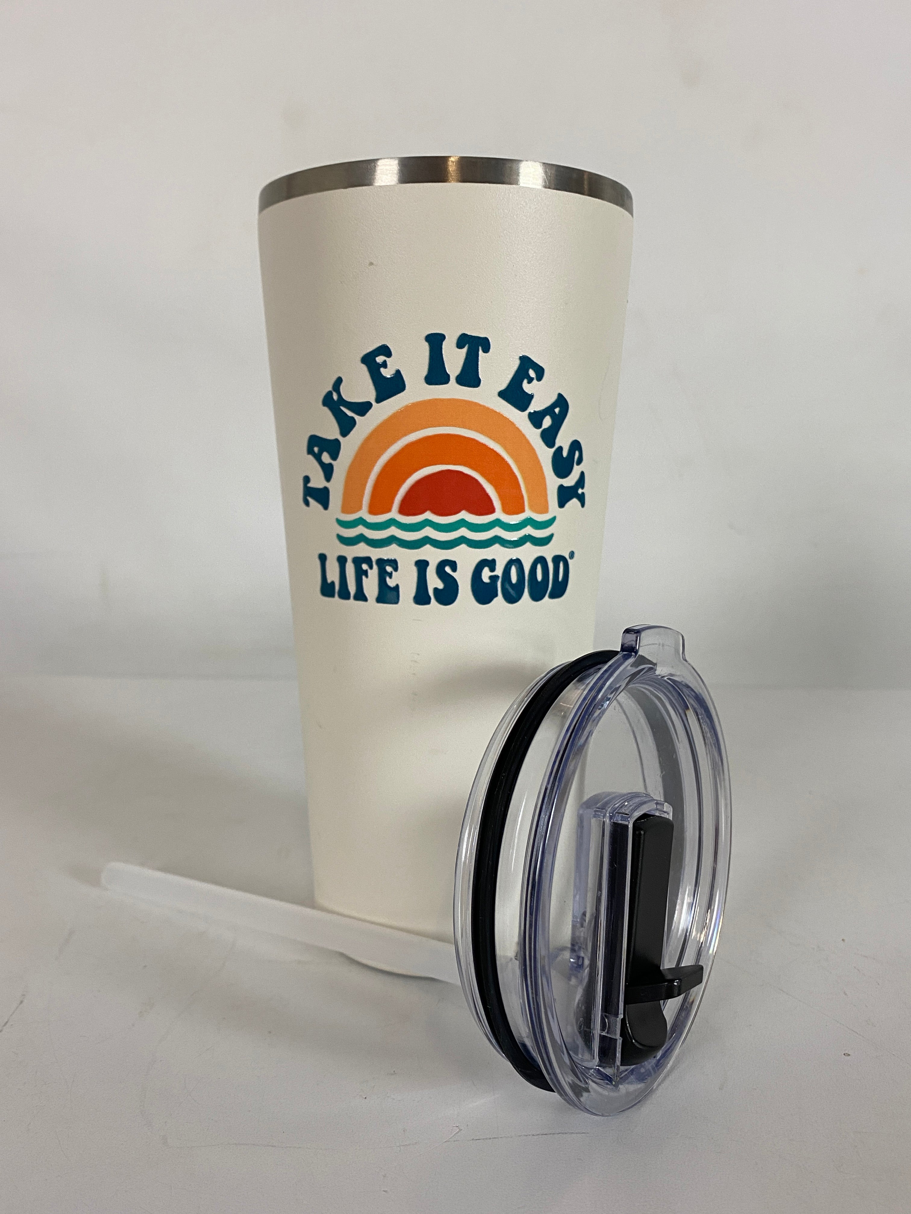 Life is Good "Take It Easy" 25oz Tumbler with Lid