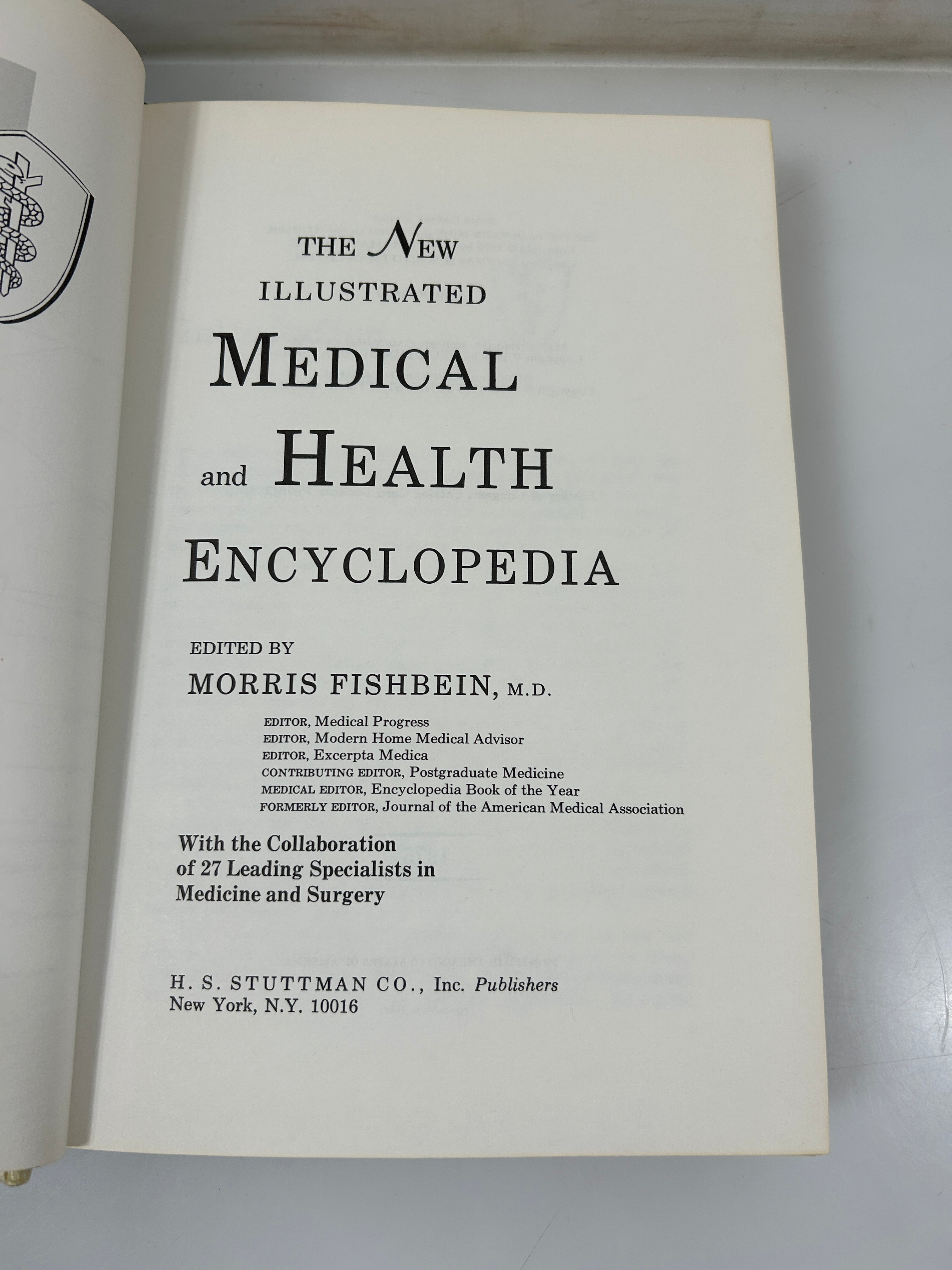 Set of 4 The New Illustrated Medical & Health Encyclopedia Ed Fishbein 1975 HC