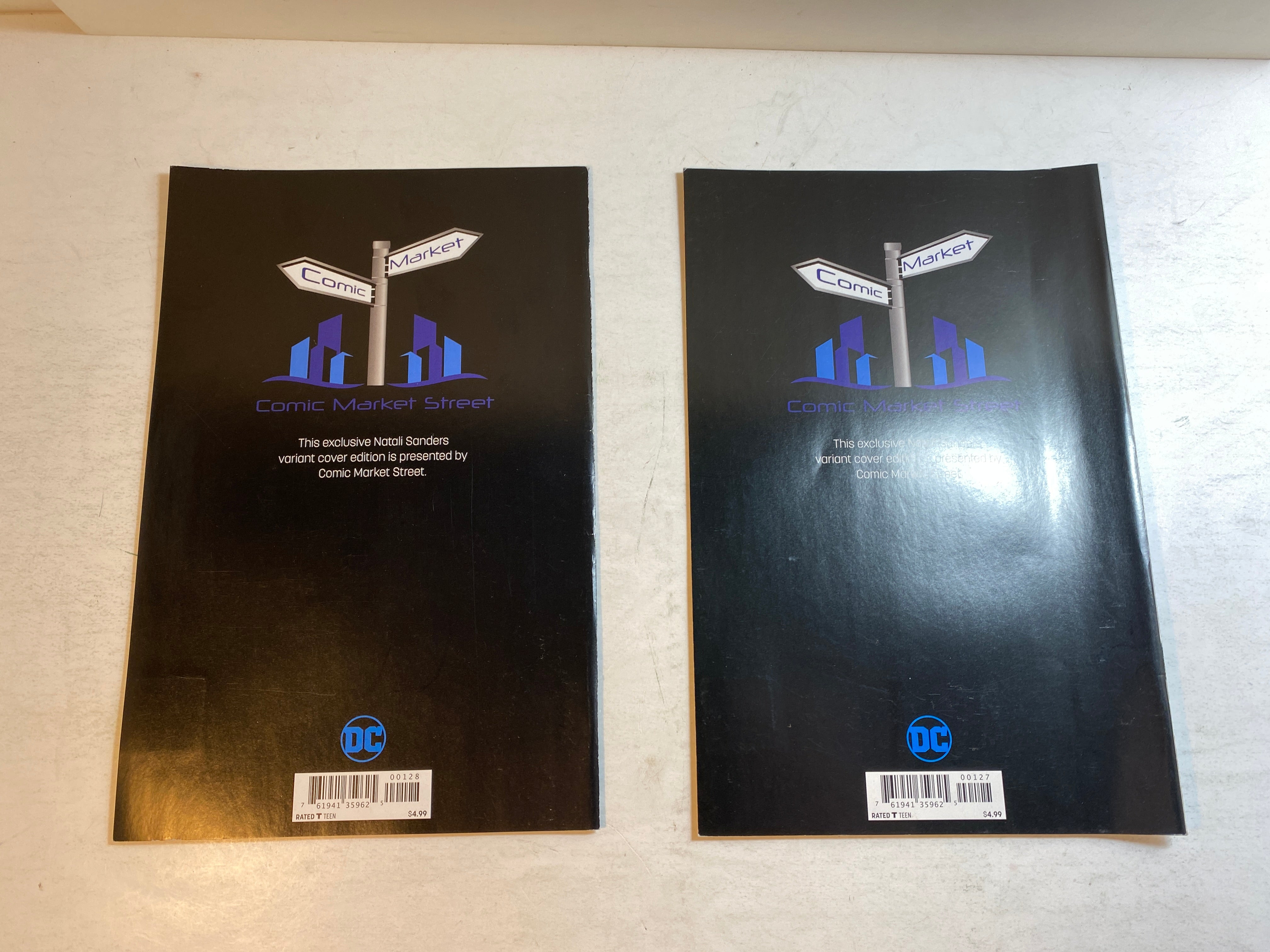 Lot of 2 Batman #50 Comic Market Street Sanders Variants DC 2018