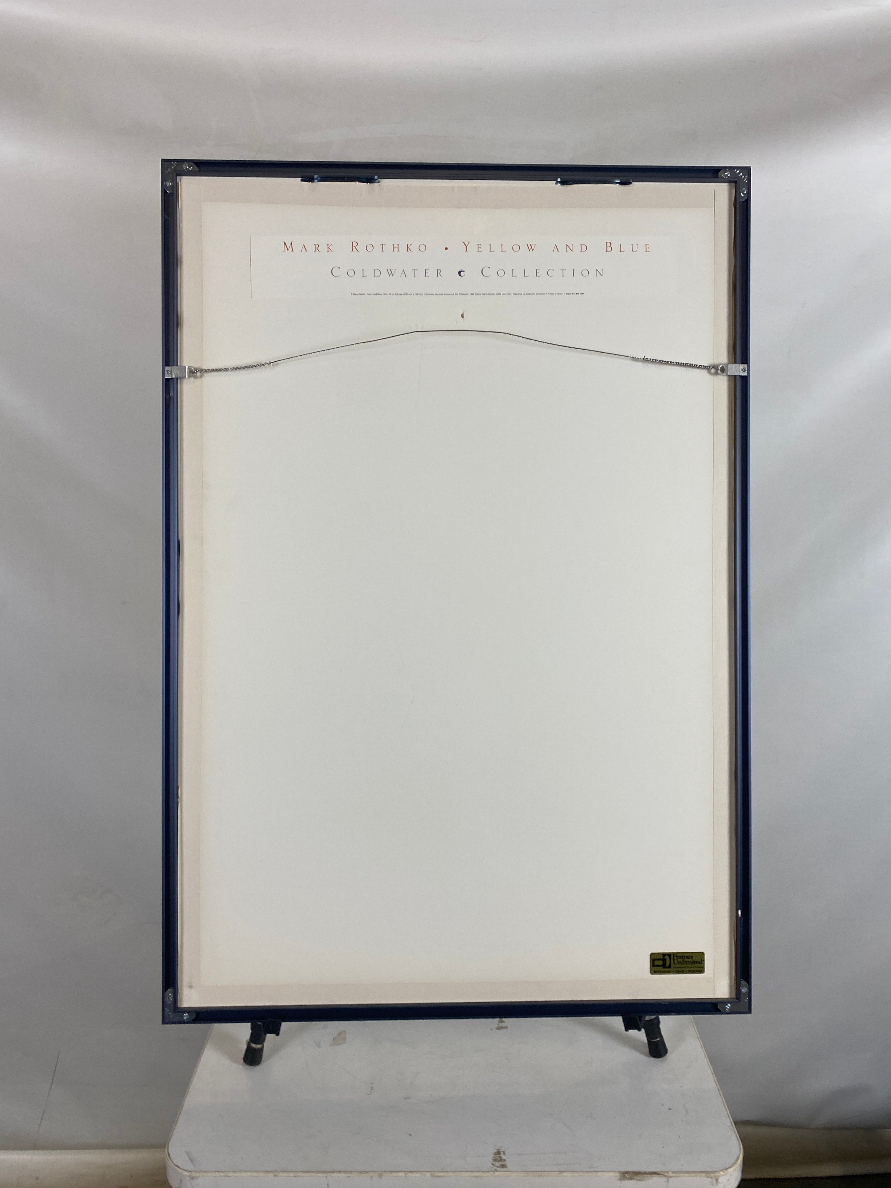 Rothko Print 'Yellow and Blue' Framed Artwork