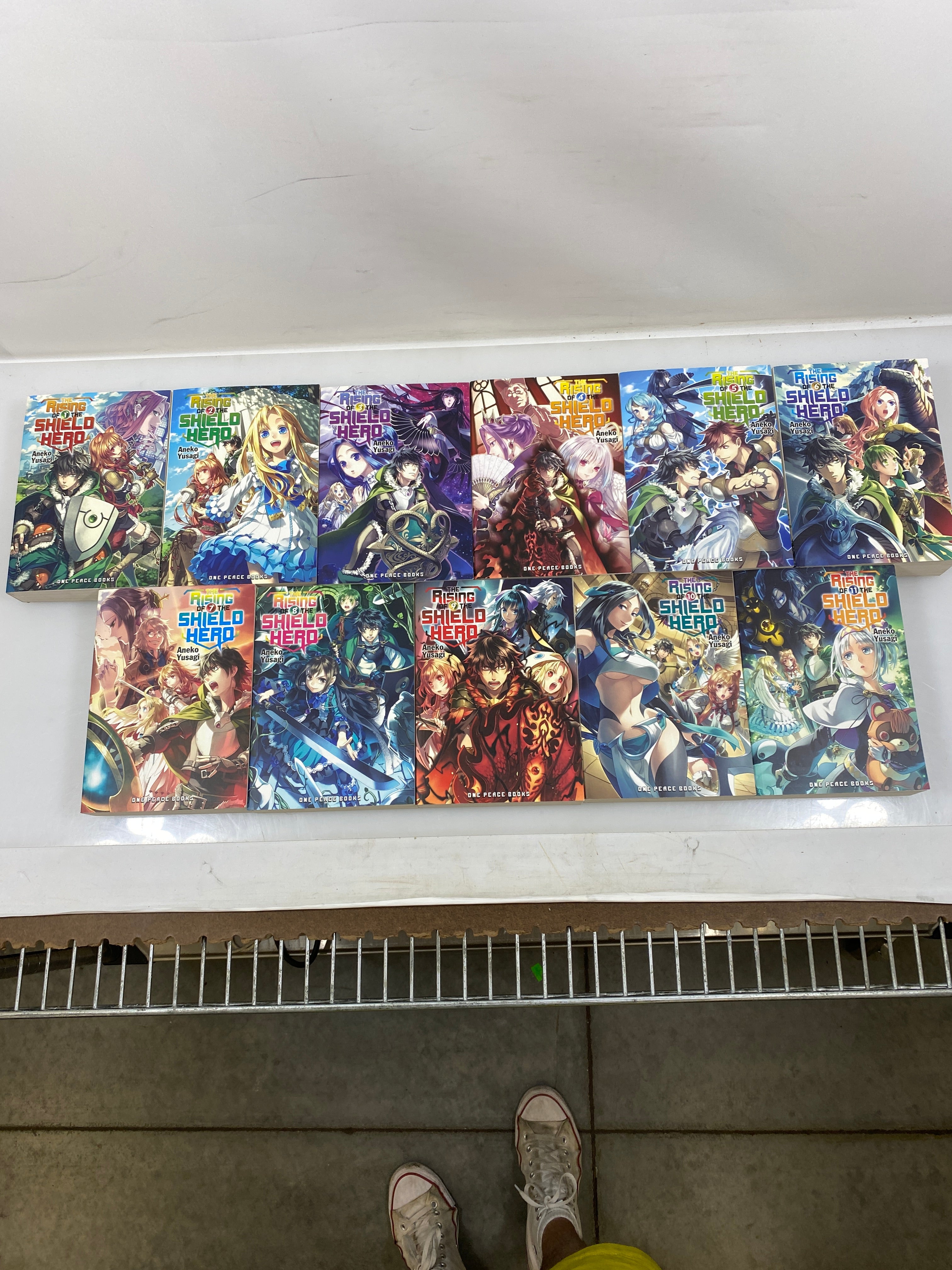 Lot of 11: The Rising of The Shield Hero Light Novel, Vols 1,2,3,4,5,6,7,8,9,10,11 2013-2015