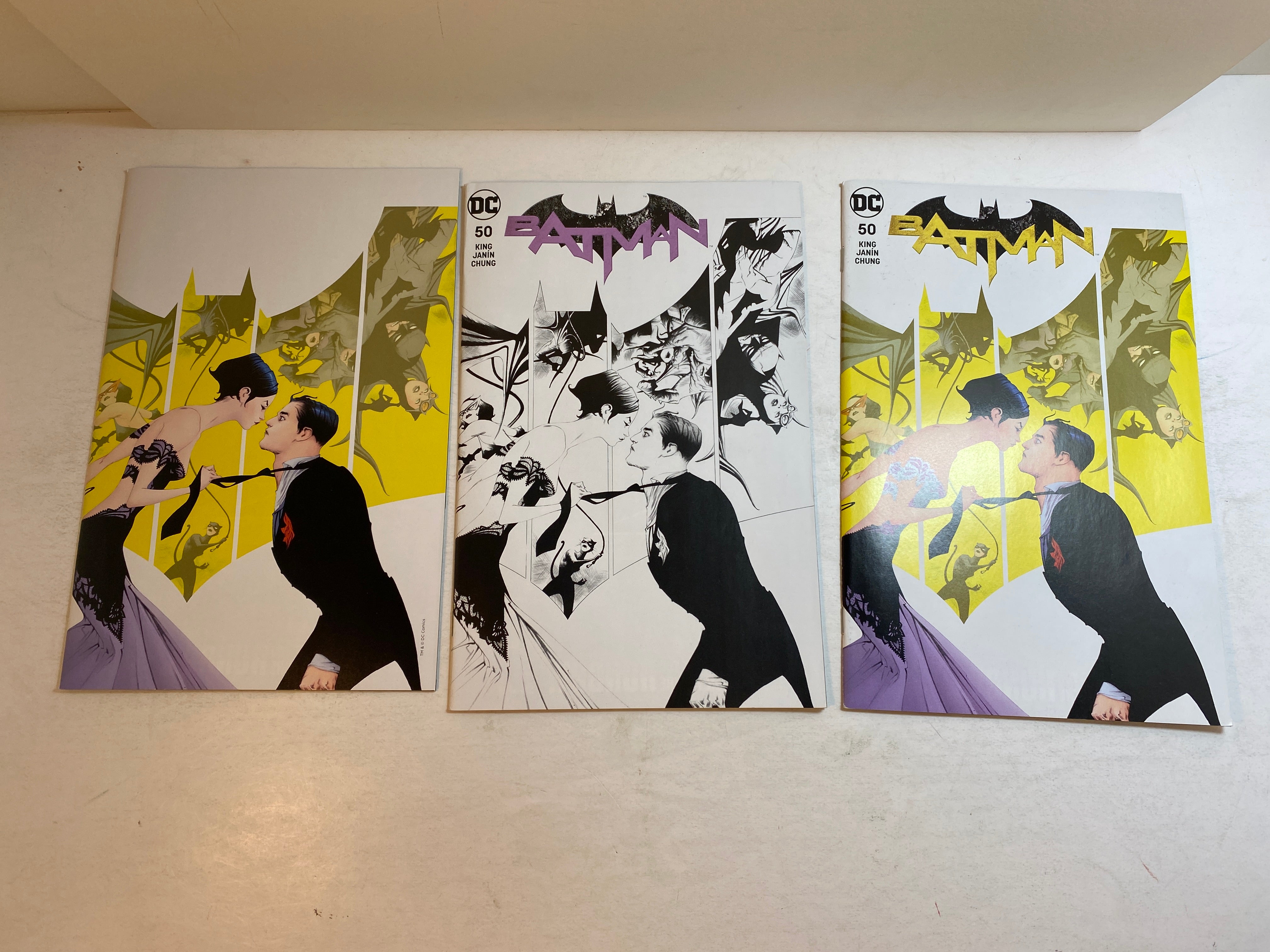 Lot of 3 Batman #50 Dynamic Forces Lee and Chung Variants DC 2018