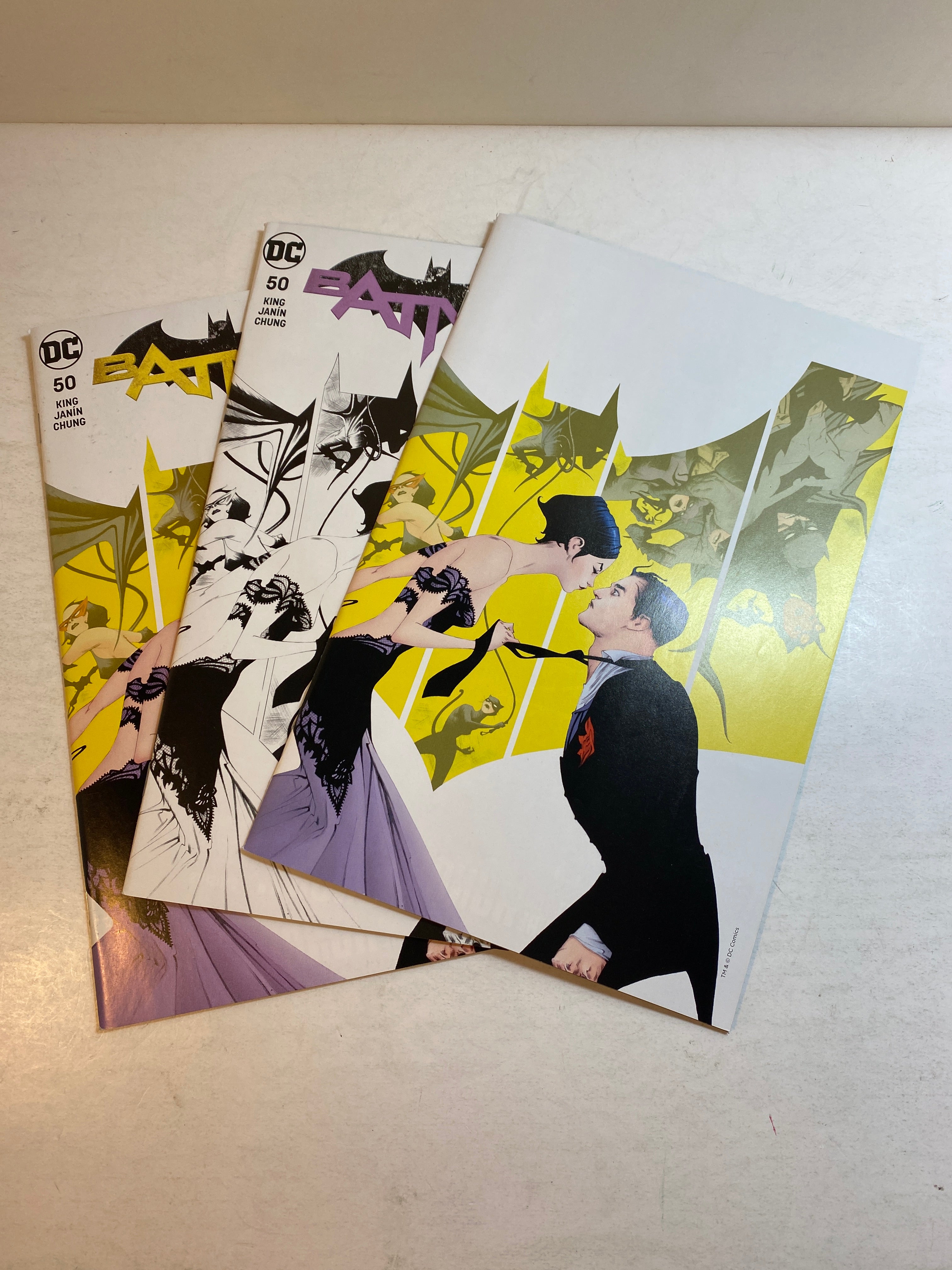 Lot of 3 Batman #50 Dynamic Forces Lee and Chung Variants DC 2018