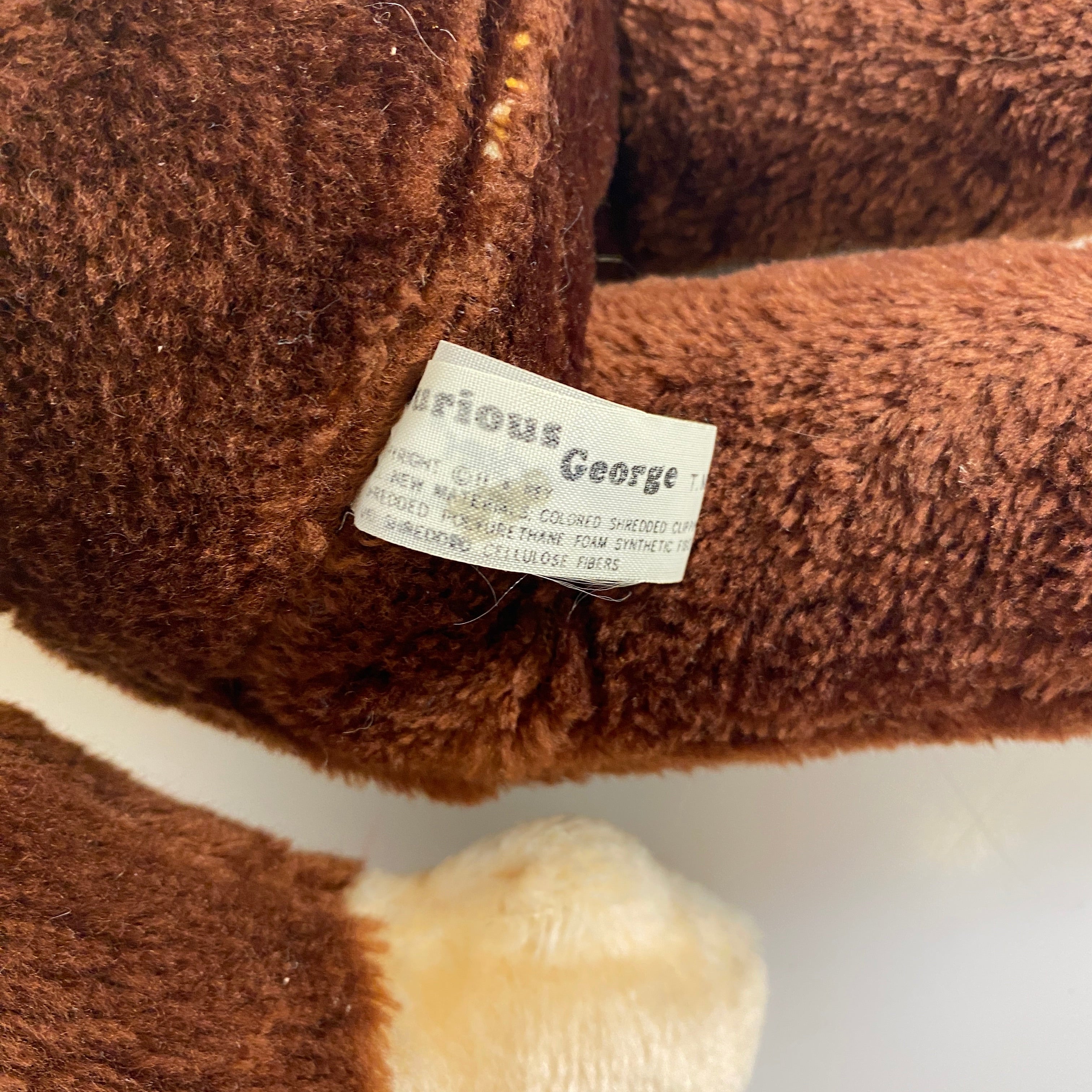 Vintage Curious George Plush Toy