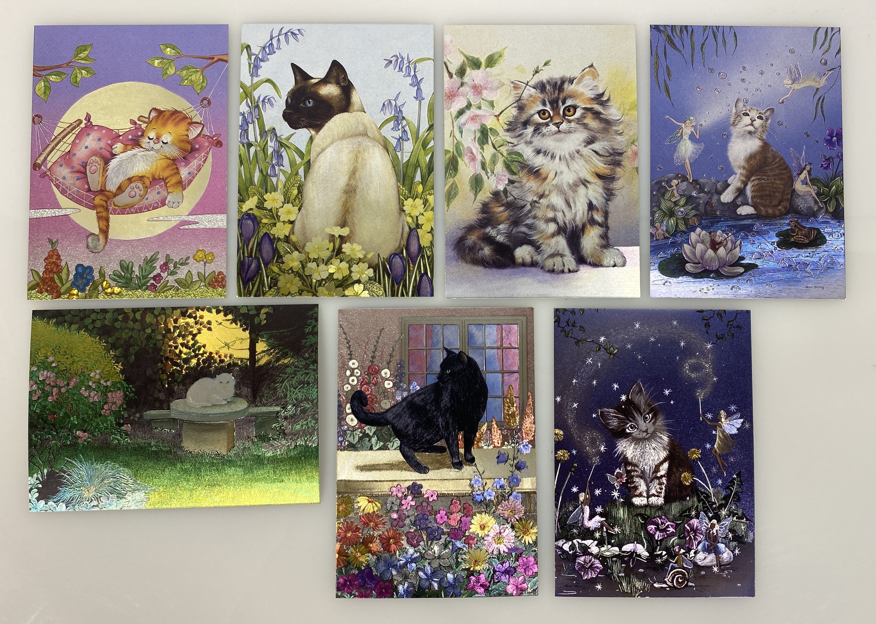 Cat Themed Postcards by F. J. Warren