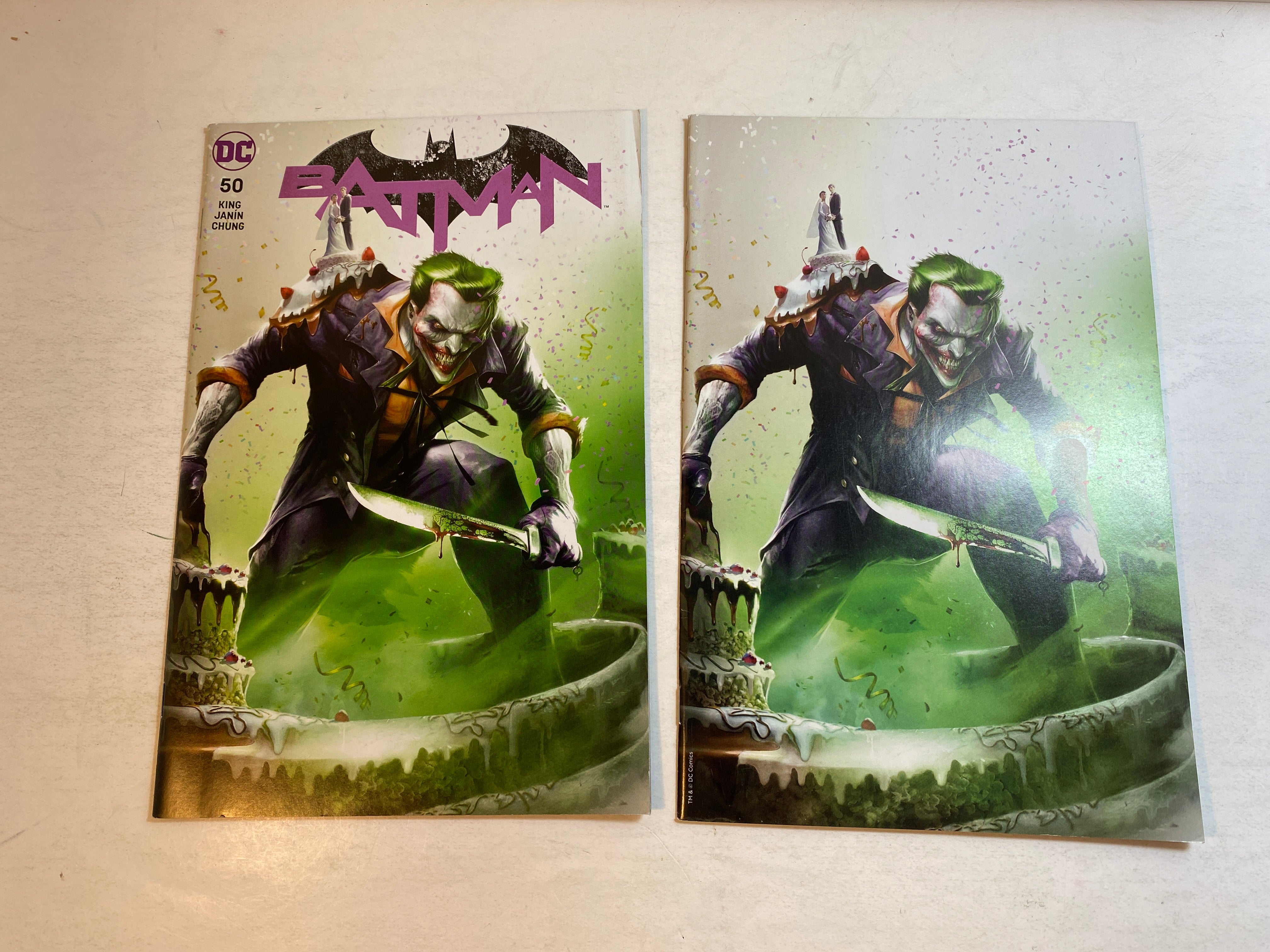 Lot of 2 Batman #50 Francesco Mattina Variants DC 2018