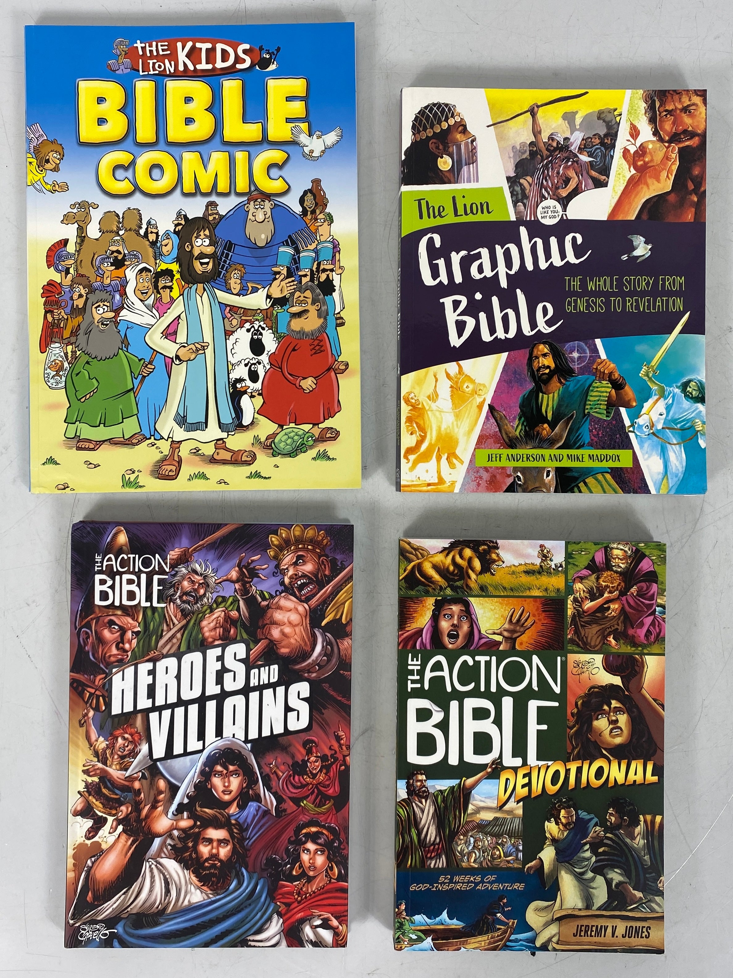 Lot of 4 Bible Themed Graphic Novels