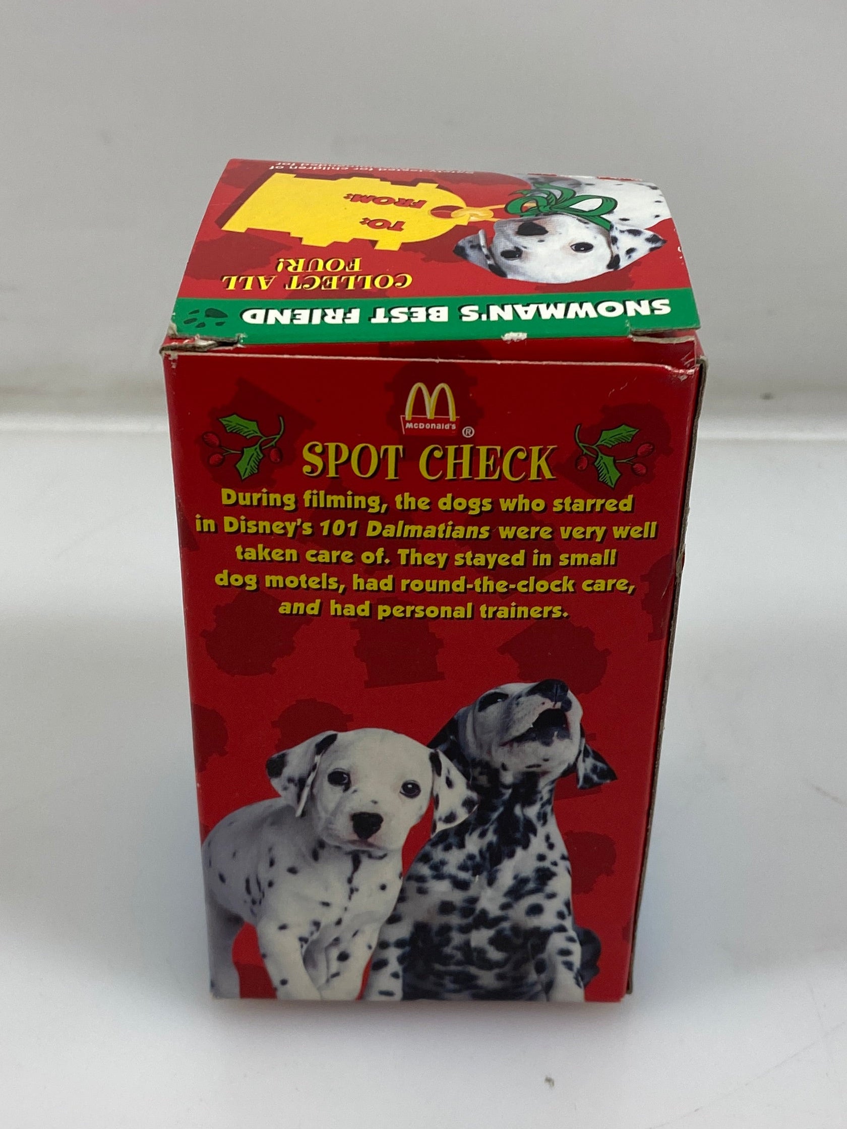 Vintage McDonalds x Disney 101 Dalmatians Collectable Snow Globe