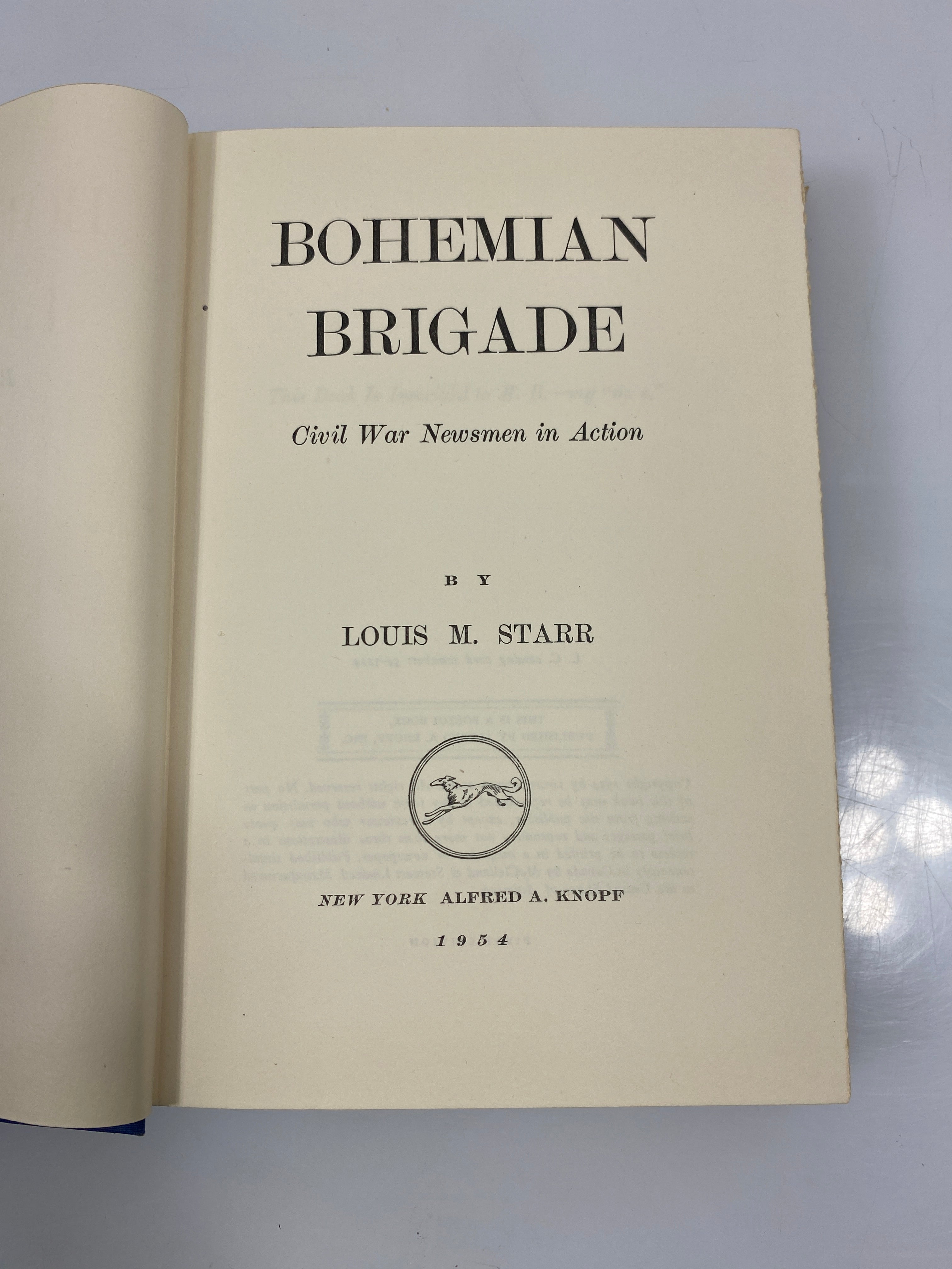 The Civil War's Bohemian brigade by Starr 1954 HCDJ