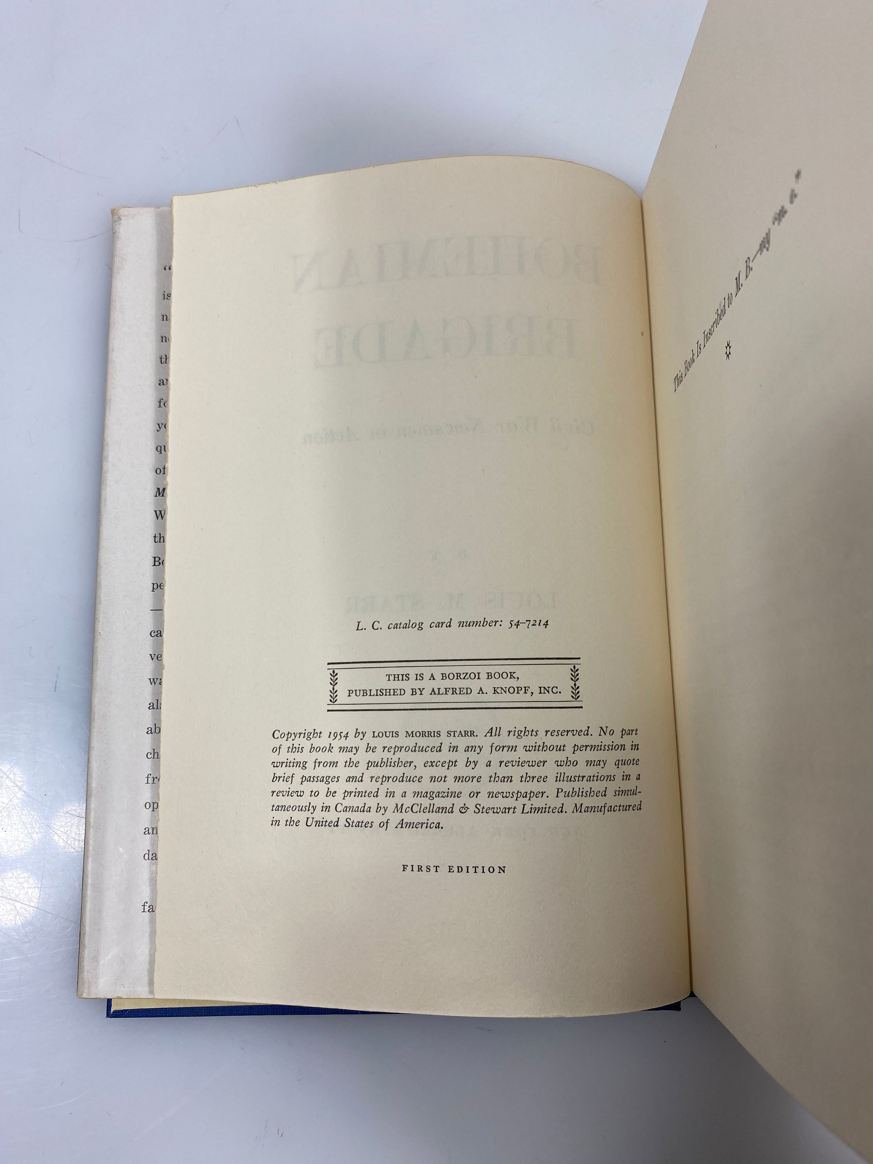 The Civil War's Bohemian brigade by Starr 1954 HCDJ