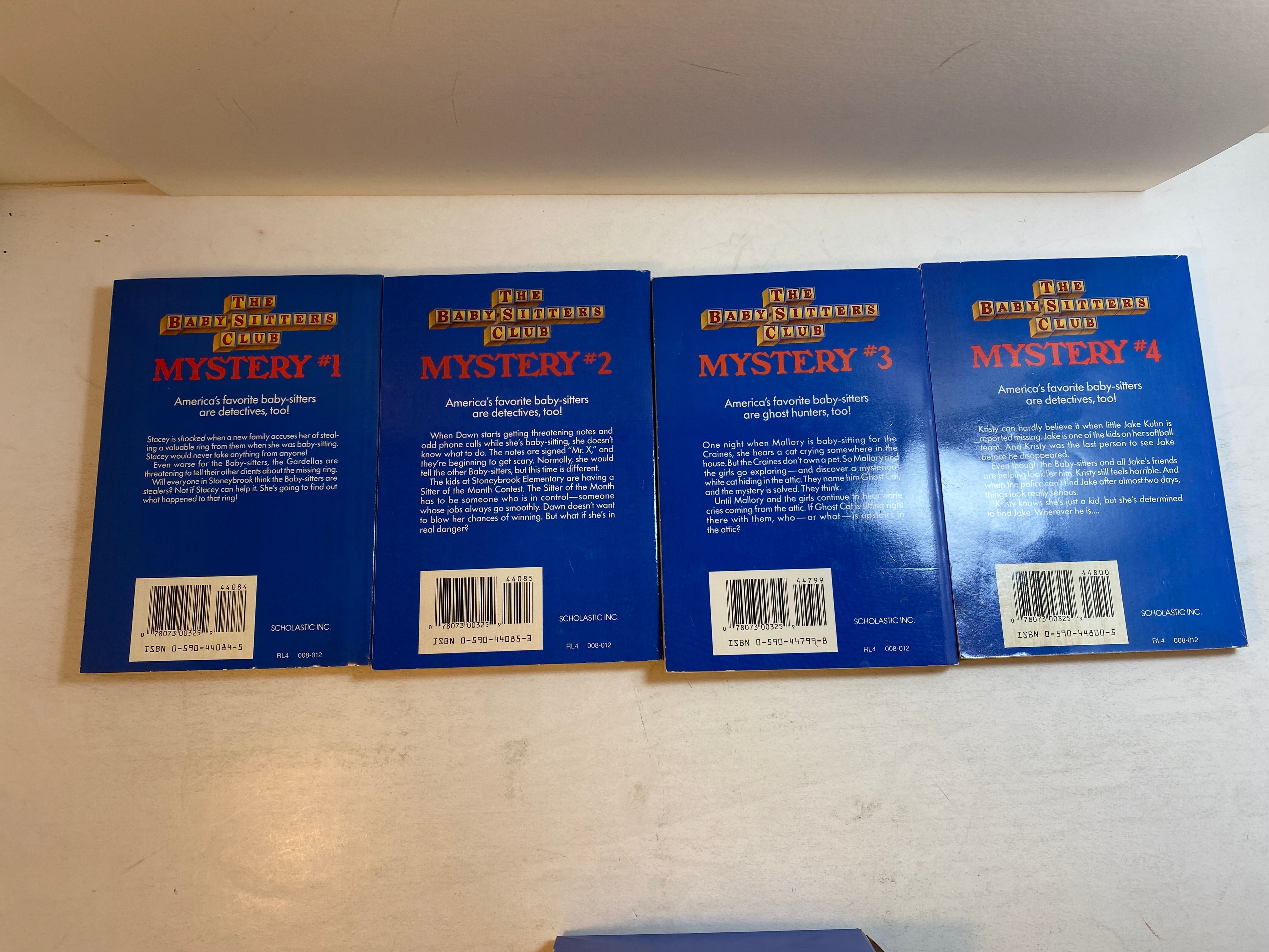Baby-Sitters Club Mysteries Box Set 1-4 SC 1991