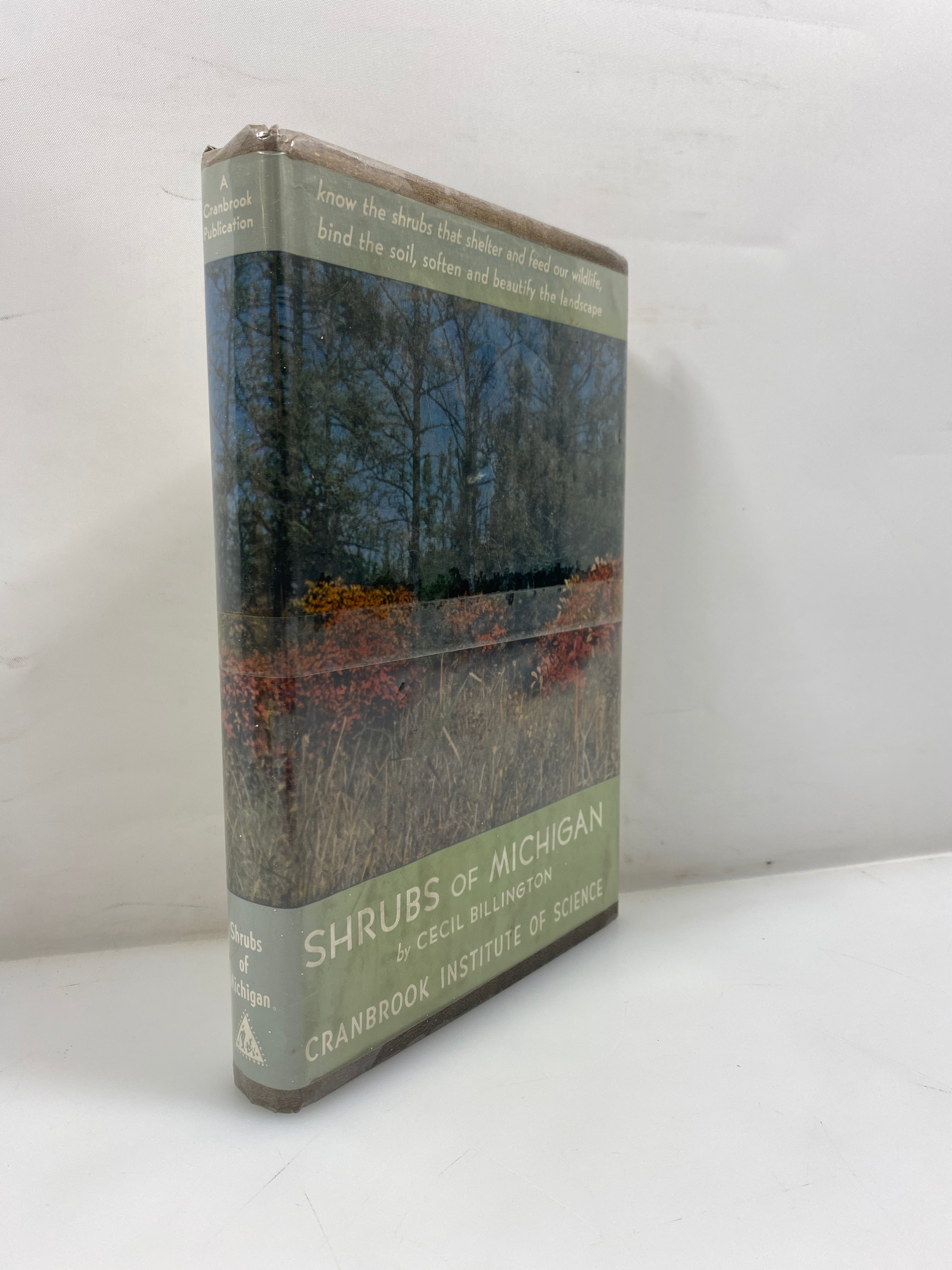 Shrubs of Michigan by Cecil Billington 1968 2nd Ed. HCDJ