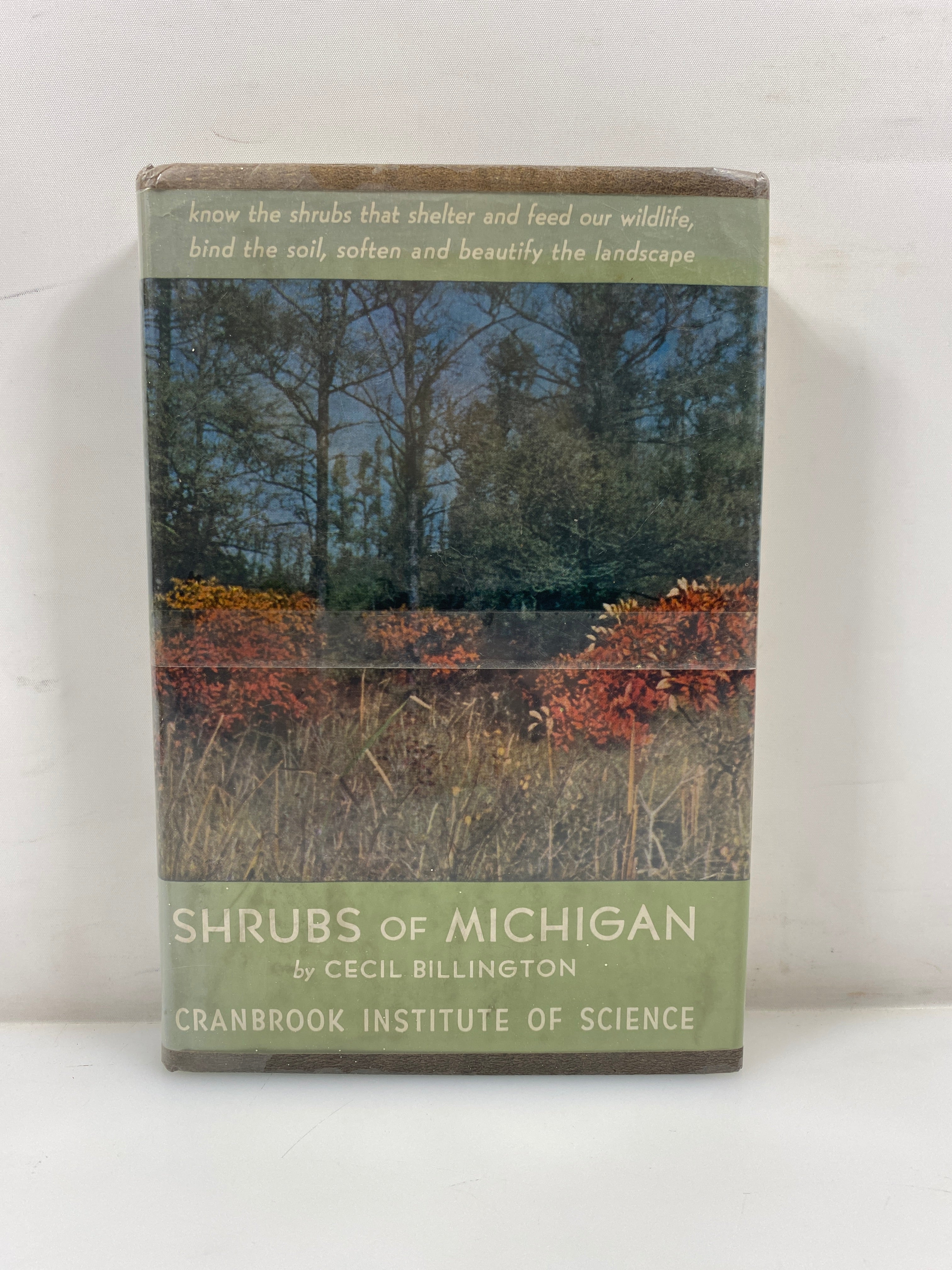 Shrubs of Michigan by Cecil Billington 1968 2nd Ed. HCDJ