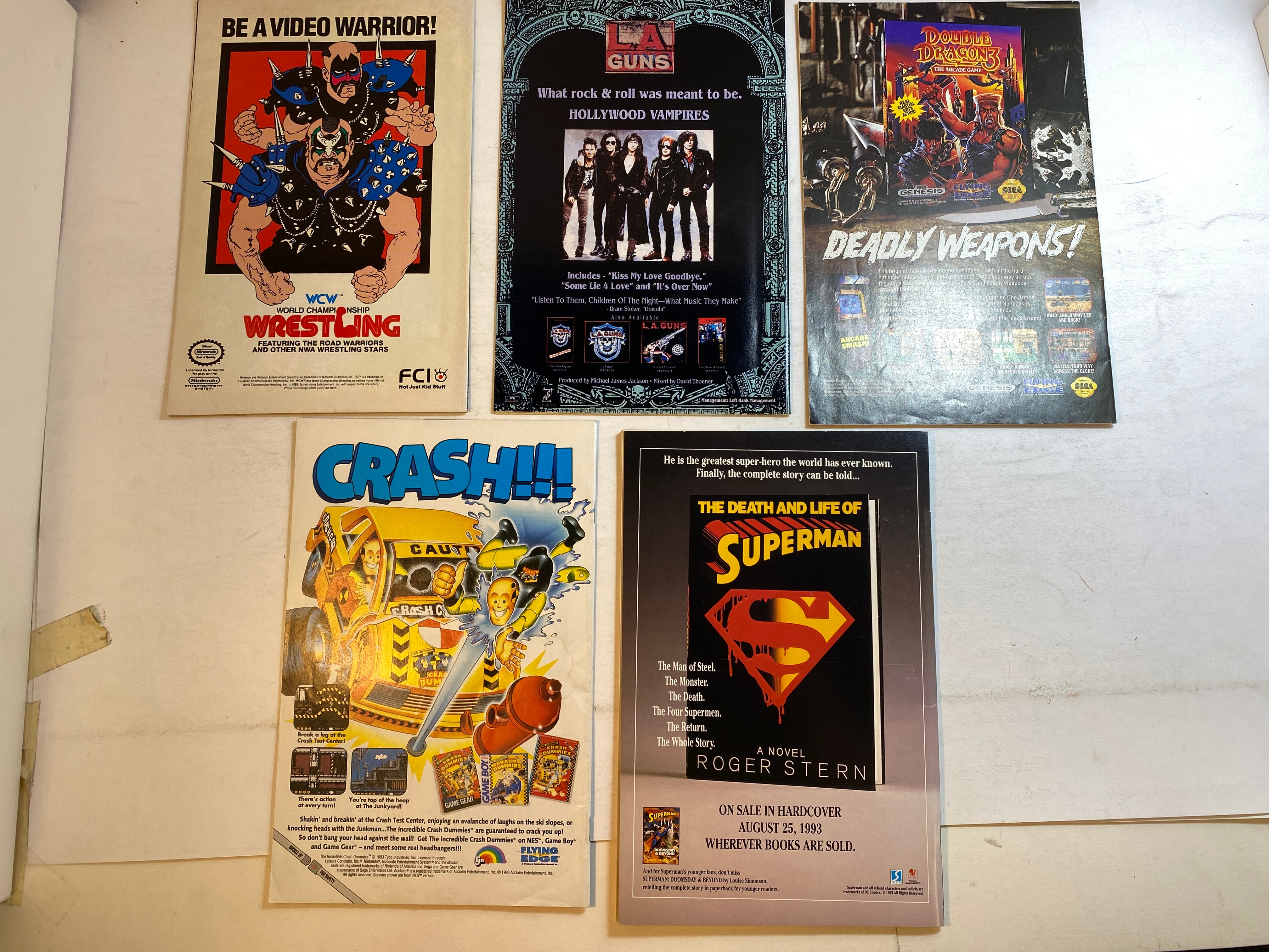 Lot of 5 Batman 1991-1993 DC Comics