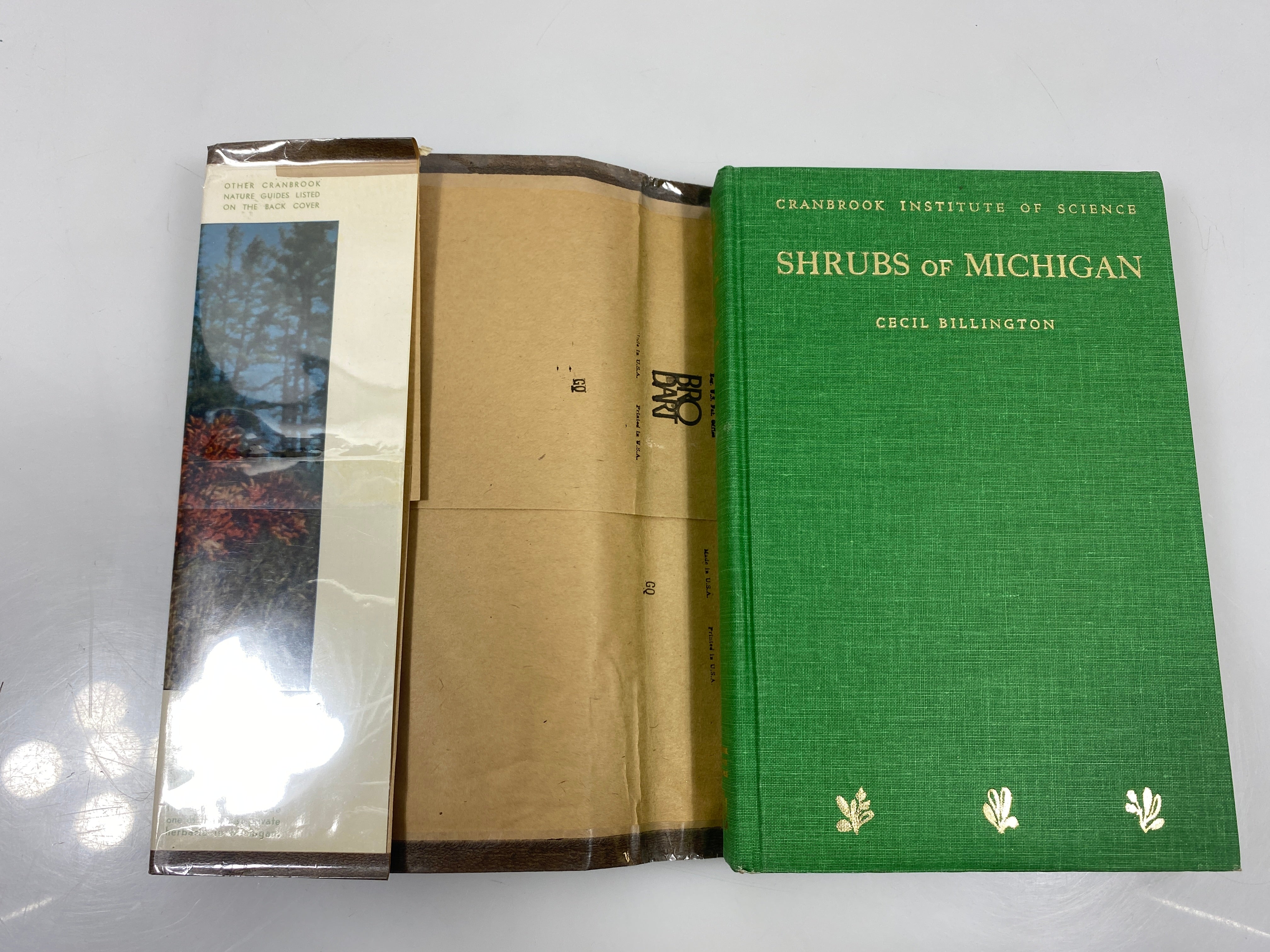 Shrubs of Michigan by Cecil Billington 1968 2nd Ed. HCDJ