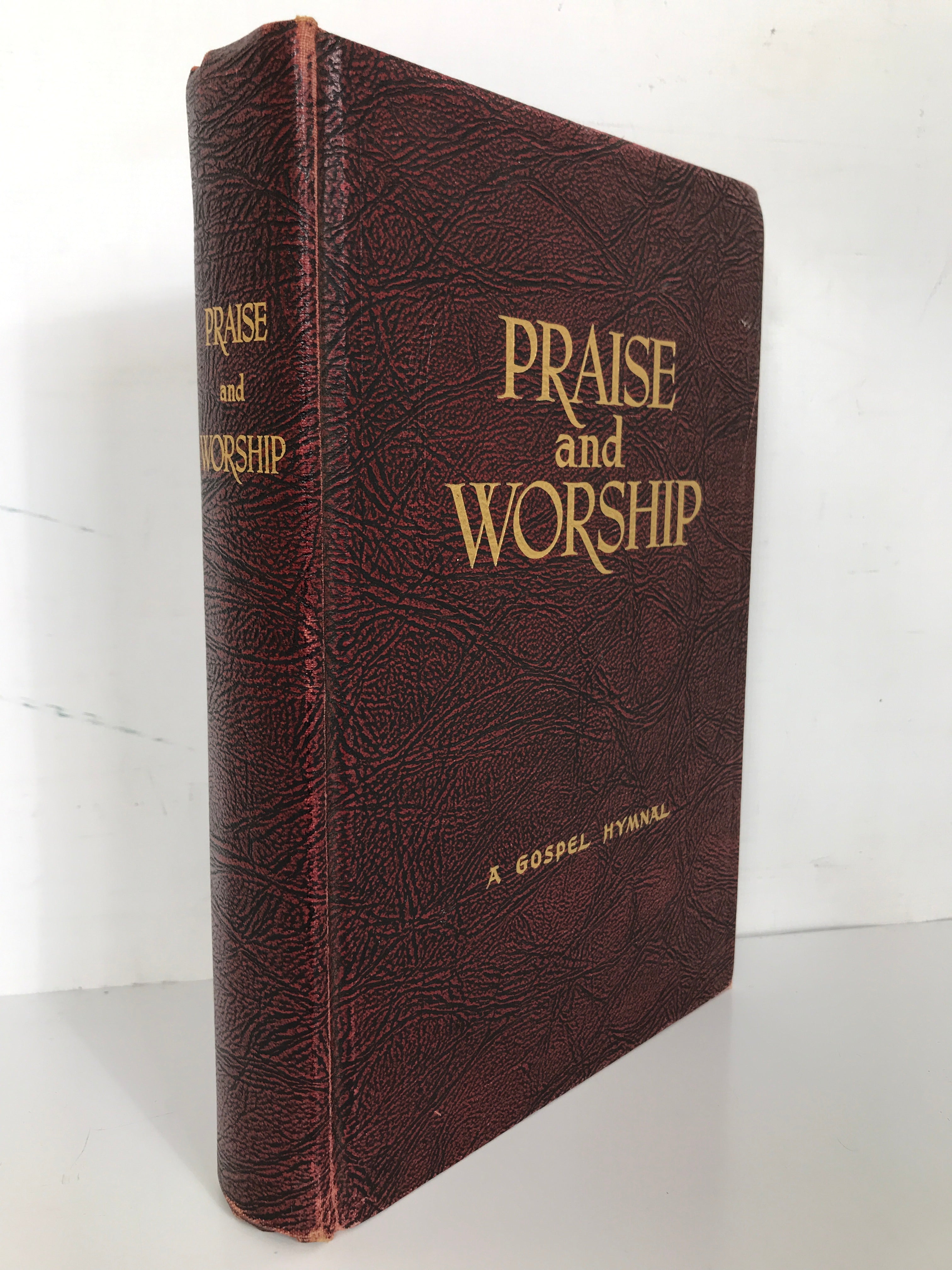 Praise and Worship A Gospel Hymnal c1952 Vintage HC Lillenas Publishing Company