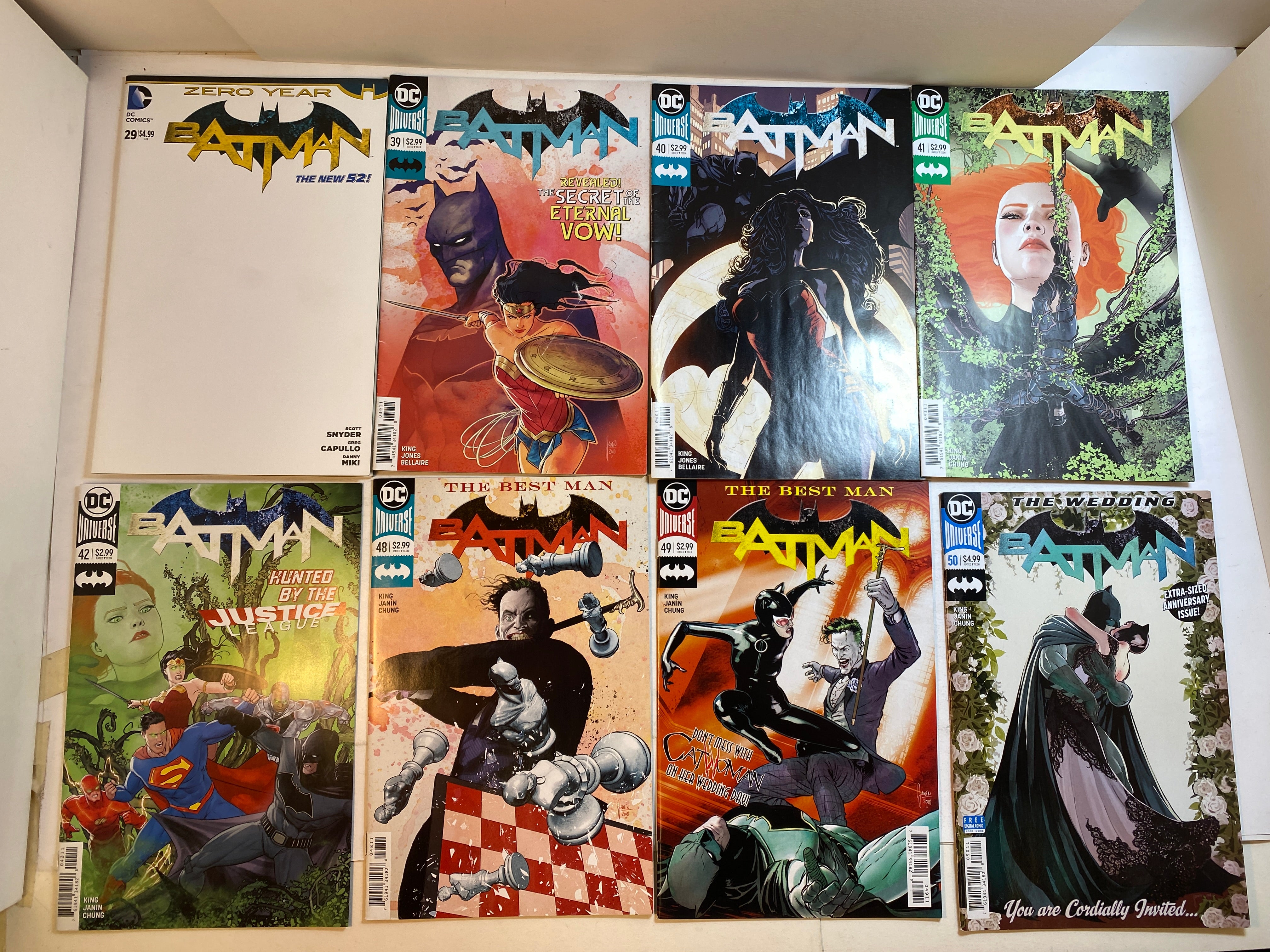 Lot of 8 Batman 2013-2018 DC Comics