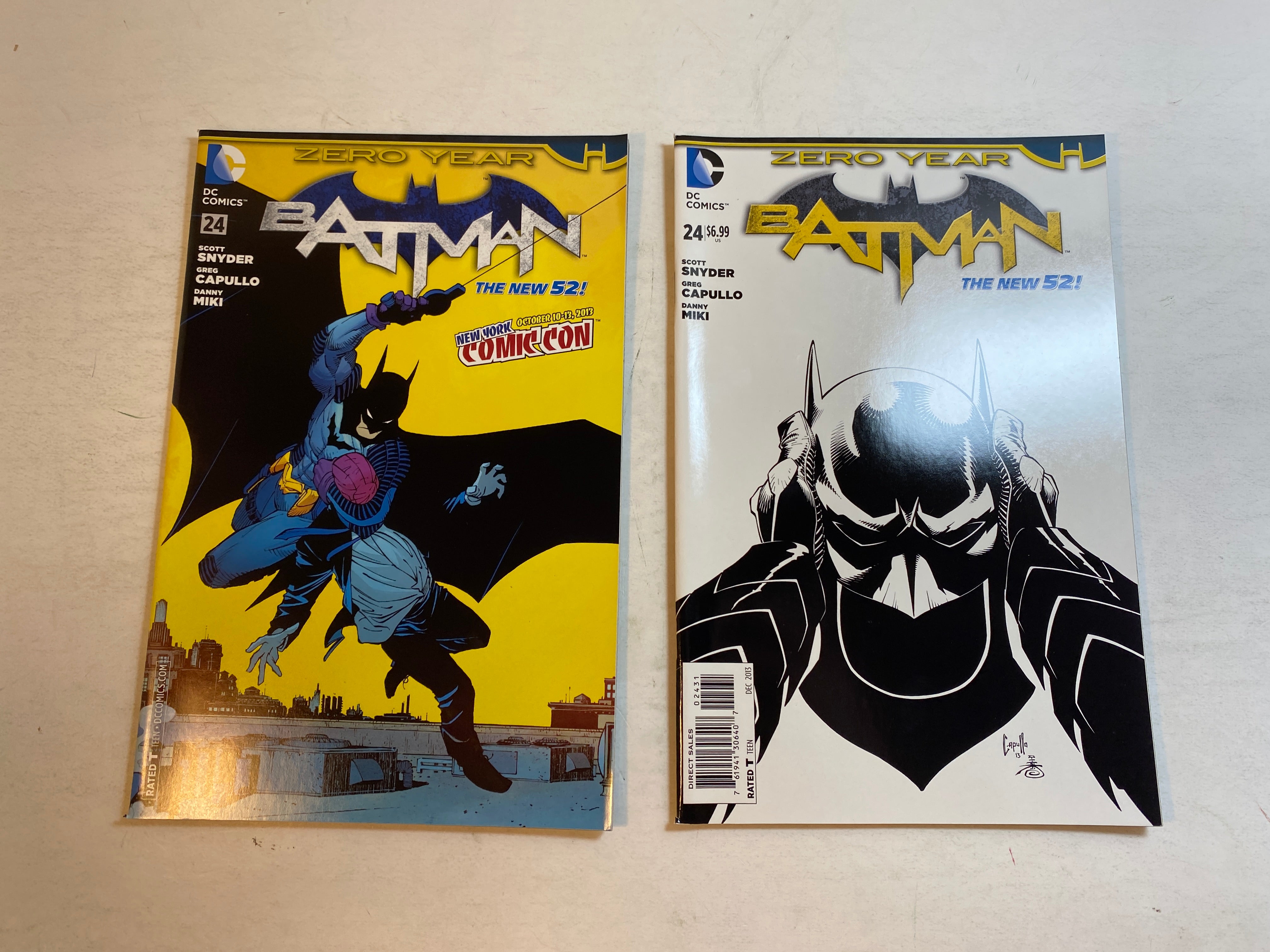 Lot of 2 Batman 24 Zero Year Variants DC Comics 2013