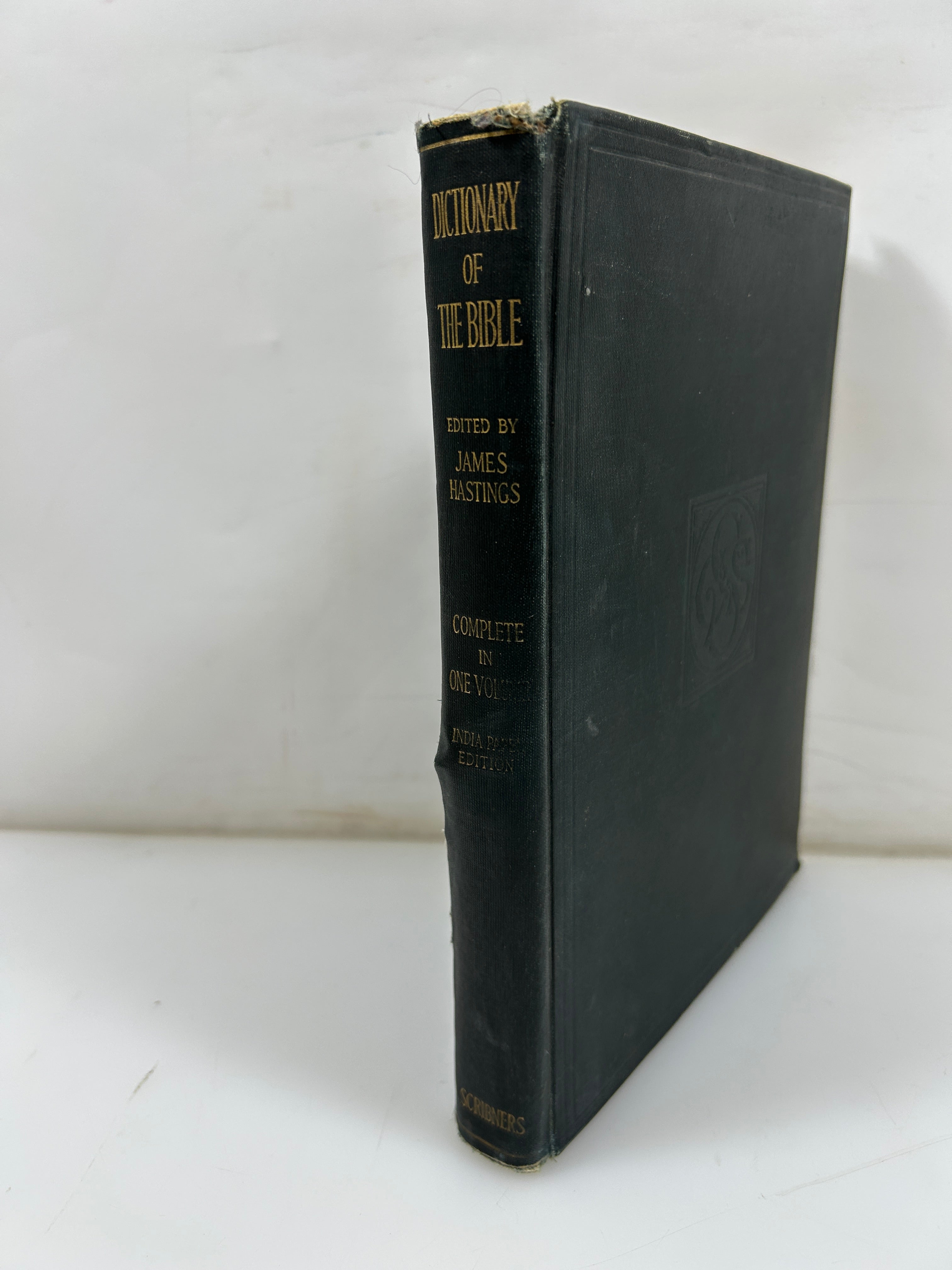 Dictionary of the Bible Ed James Hastings India Paper Ed Scribners 1924 HC
